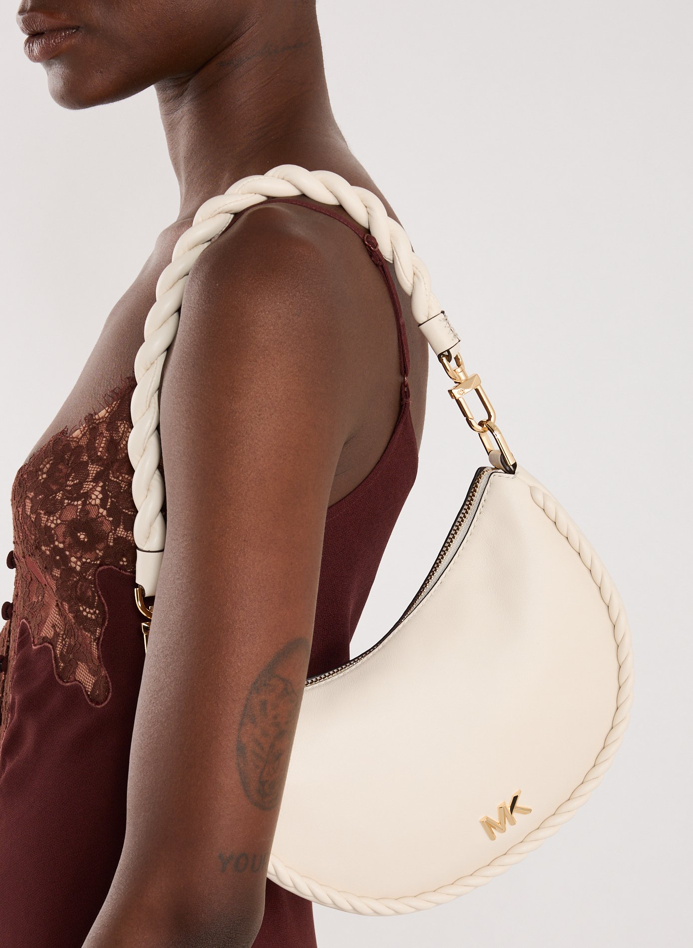 Sac à main en cuir  MICHAEL KORS Blanc