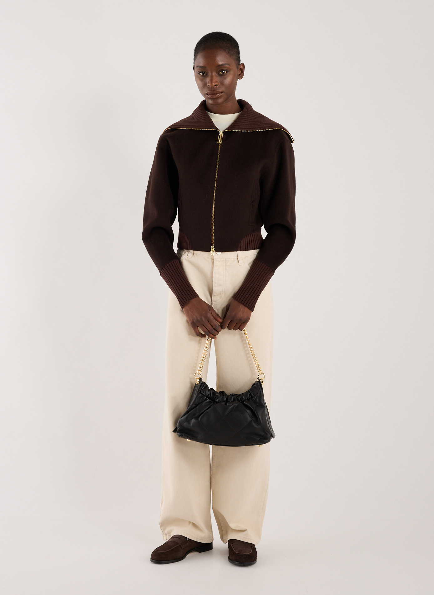 Quilted handbag AU PRINTEMPS PARIS Black