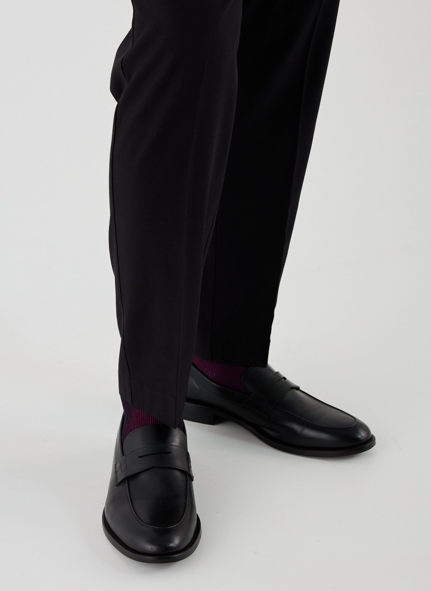 Mocassin en cuir lisse PAUL SMITH Noir