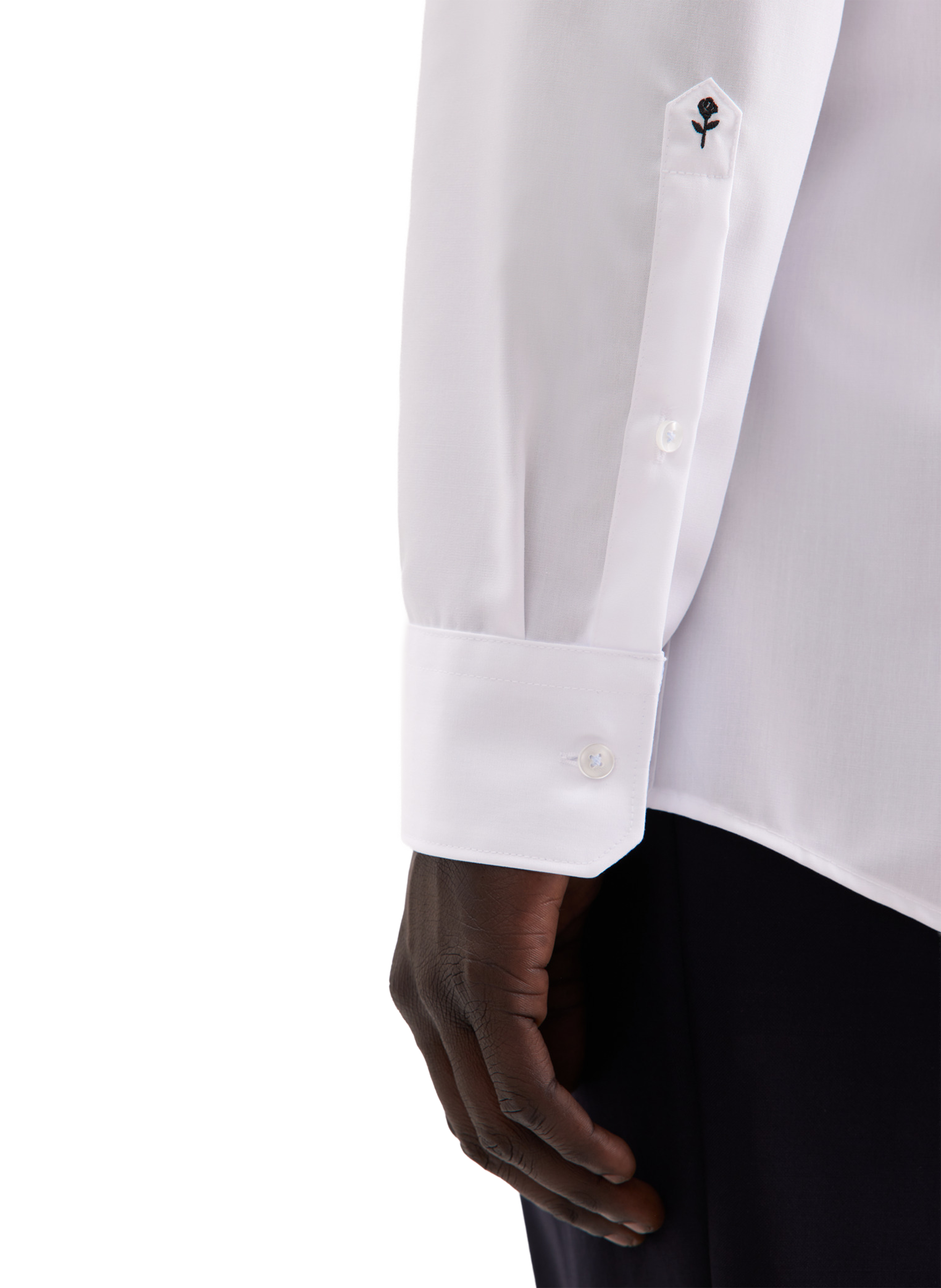 Chemise en coton SEIDENSTICKER Blanc