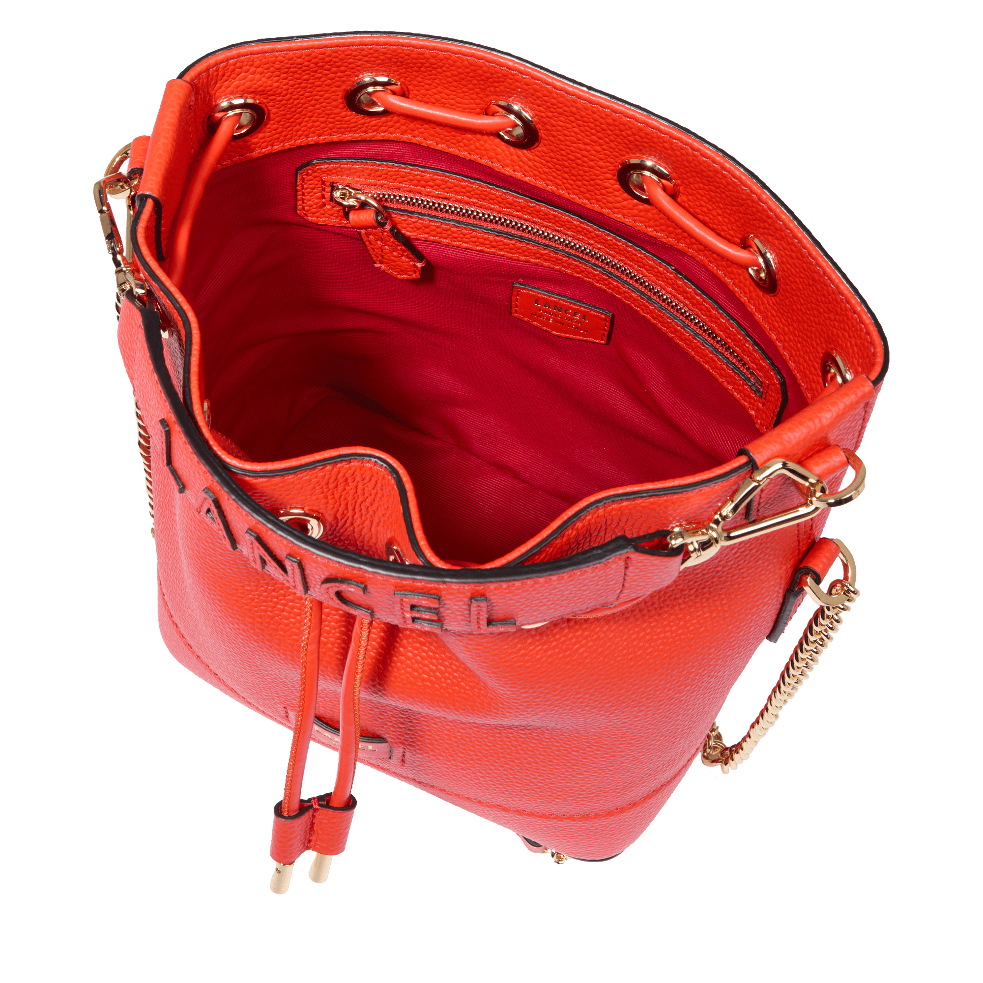 Sac seau s - ninon de lancel LANCEL Orange