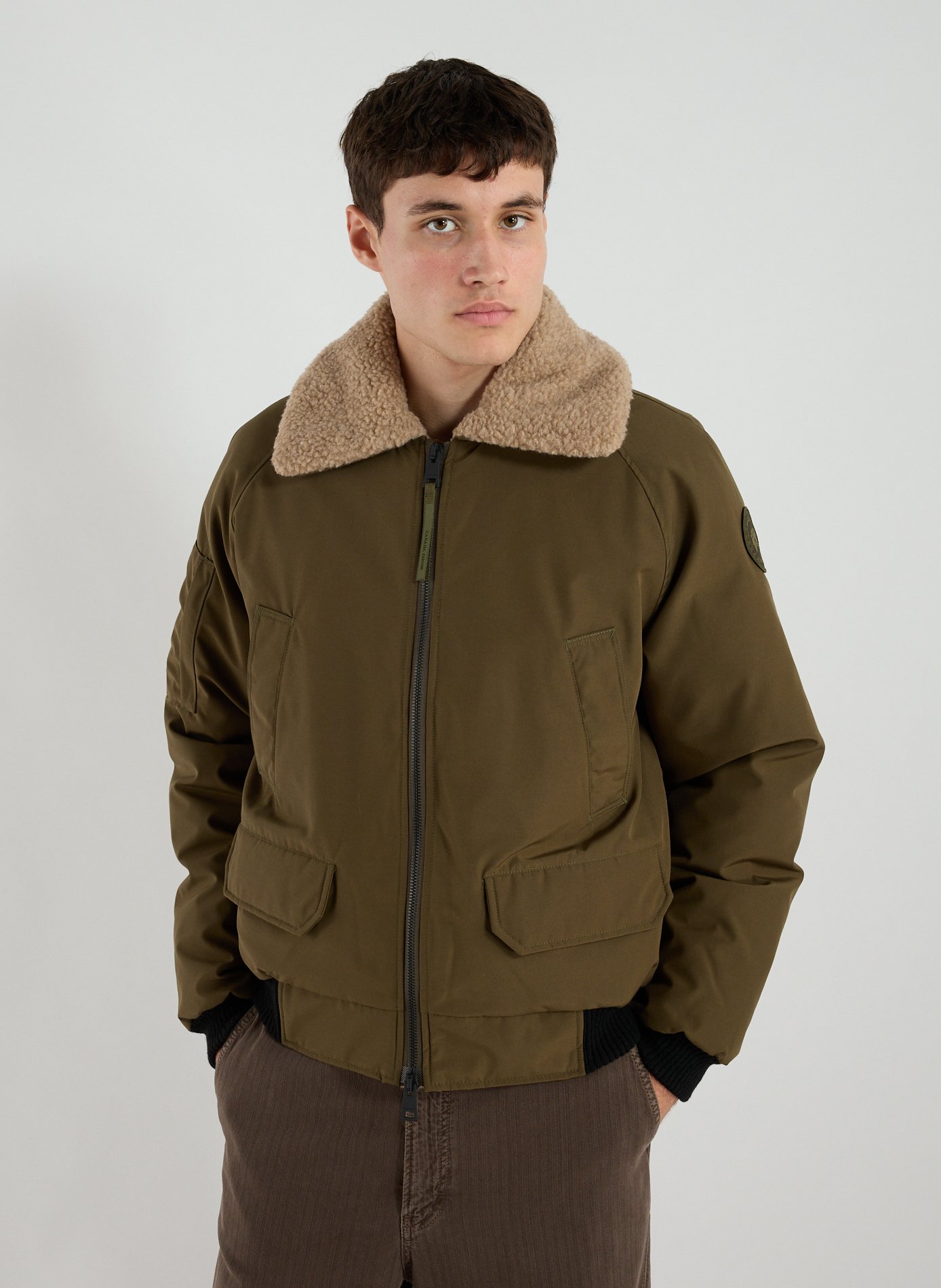 CANADA GOOSE Parka col classique Vert