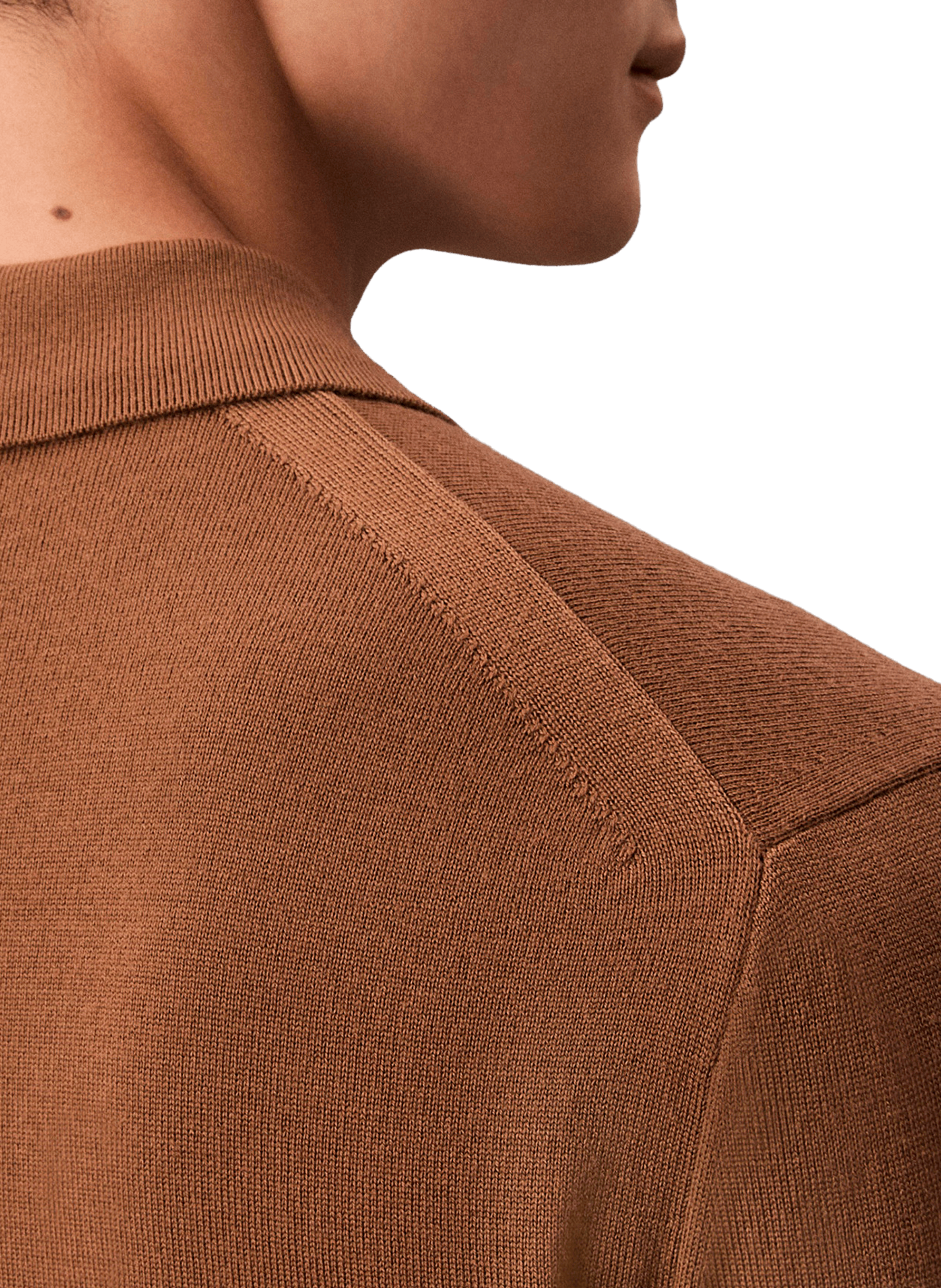 Wool polo shirt CALVIN KLEIN Beige