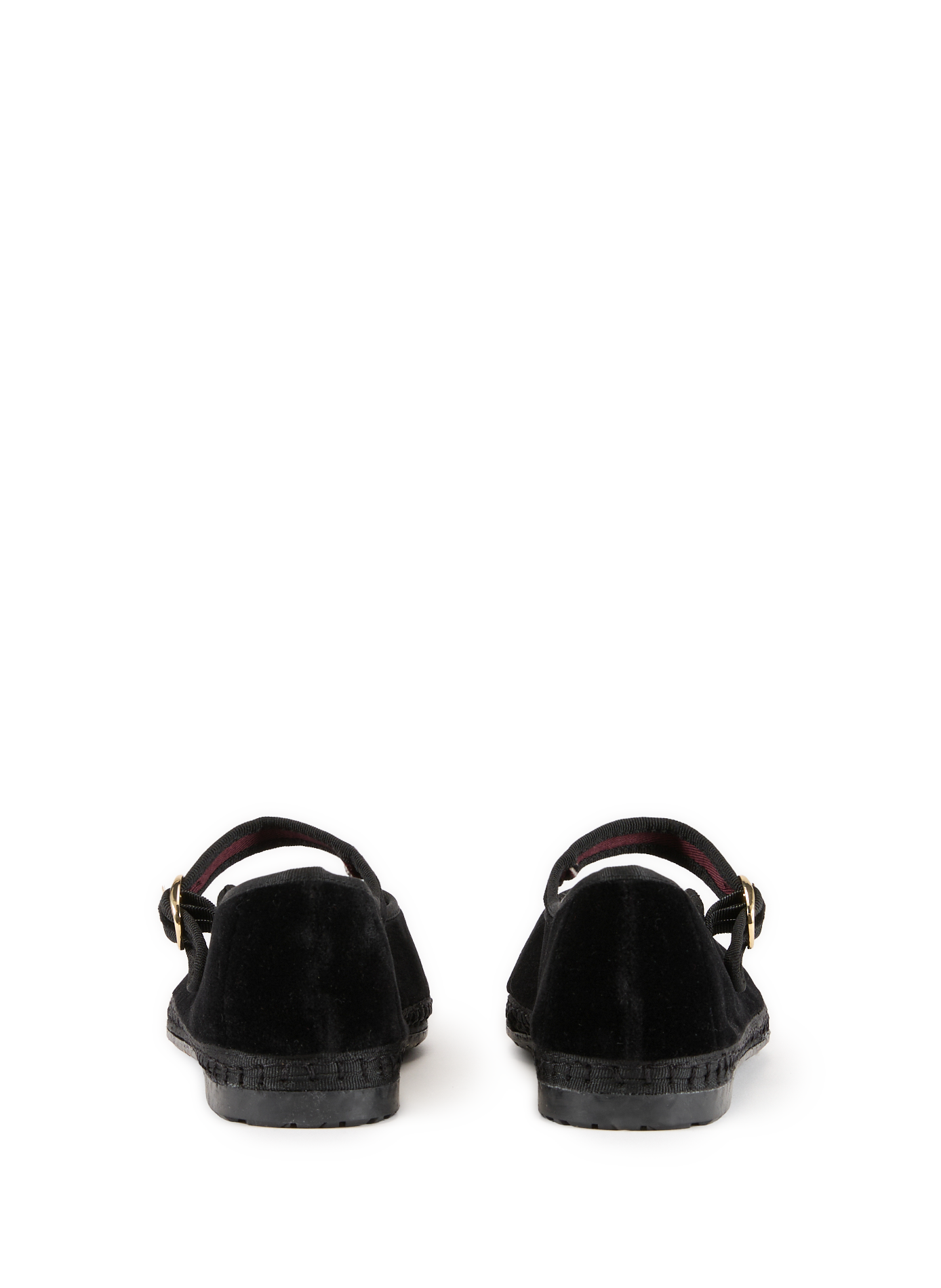 Ballerines avec bride en coton mélangé FLABELUS Noir