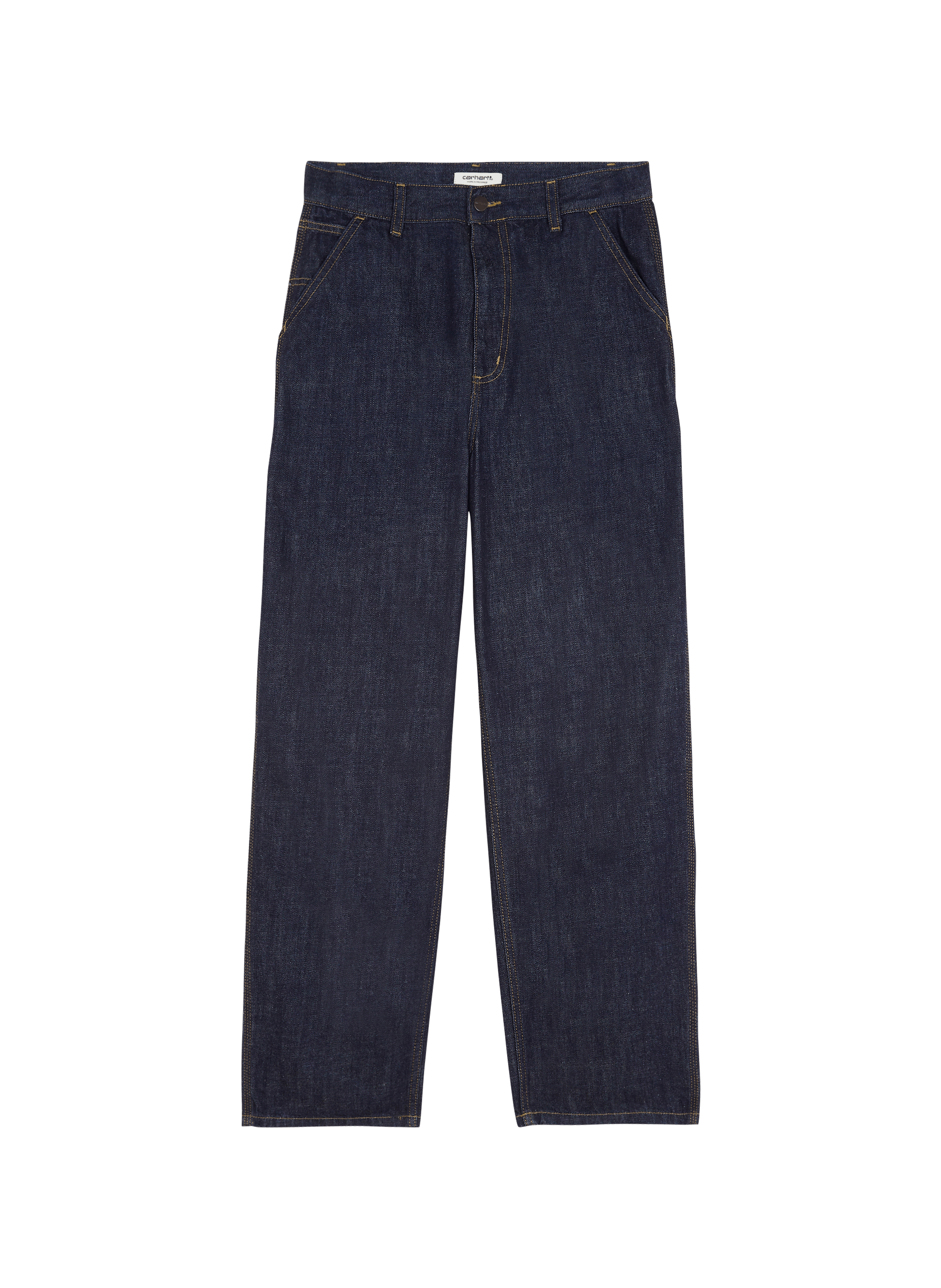 Straight cotton jeans CARHARTT WIP Blue