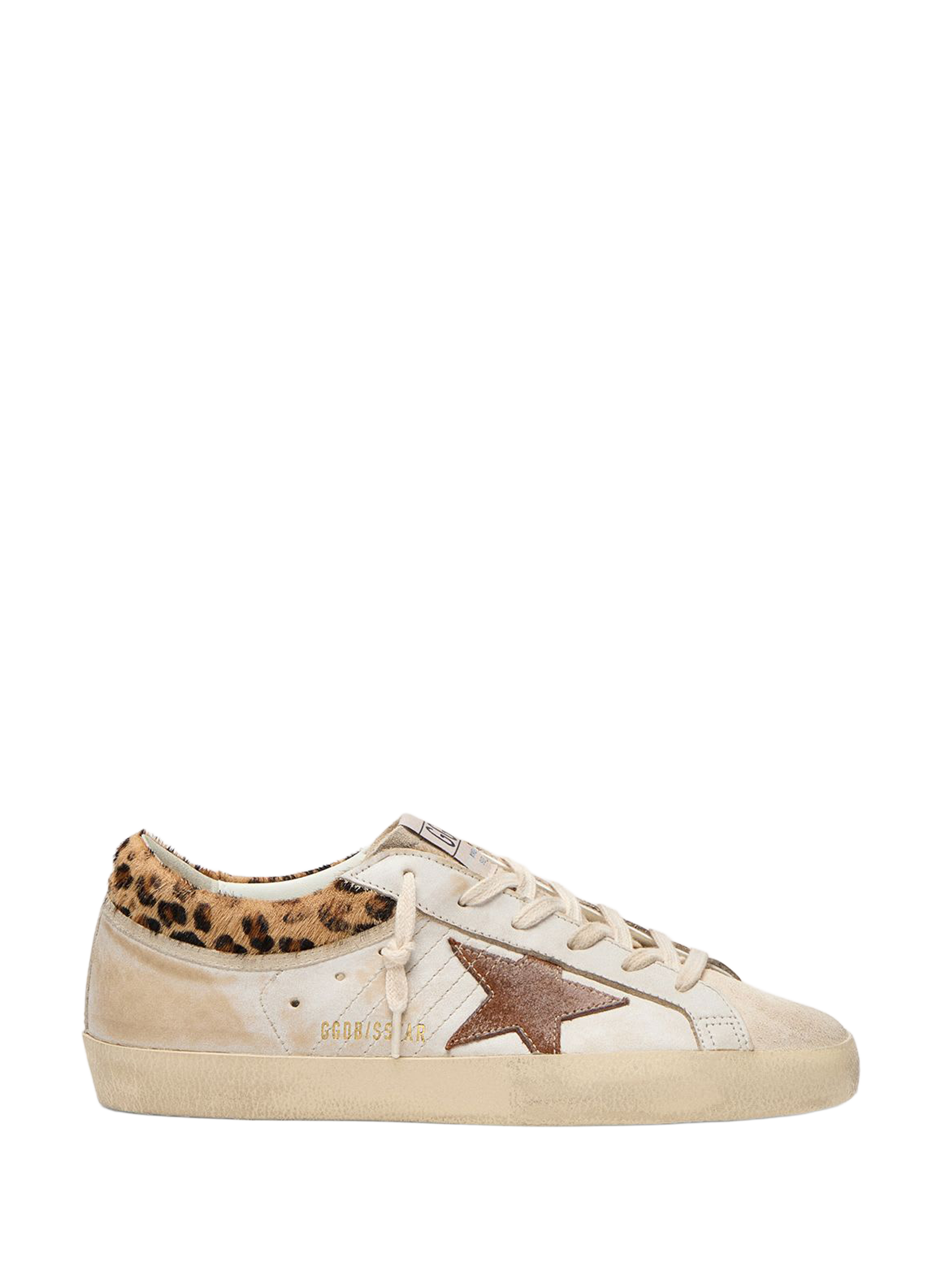 Basket with printed detail in leather GOLDEN GOOSE Multicolour