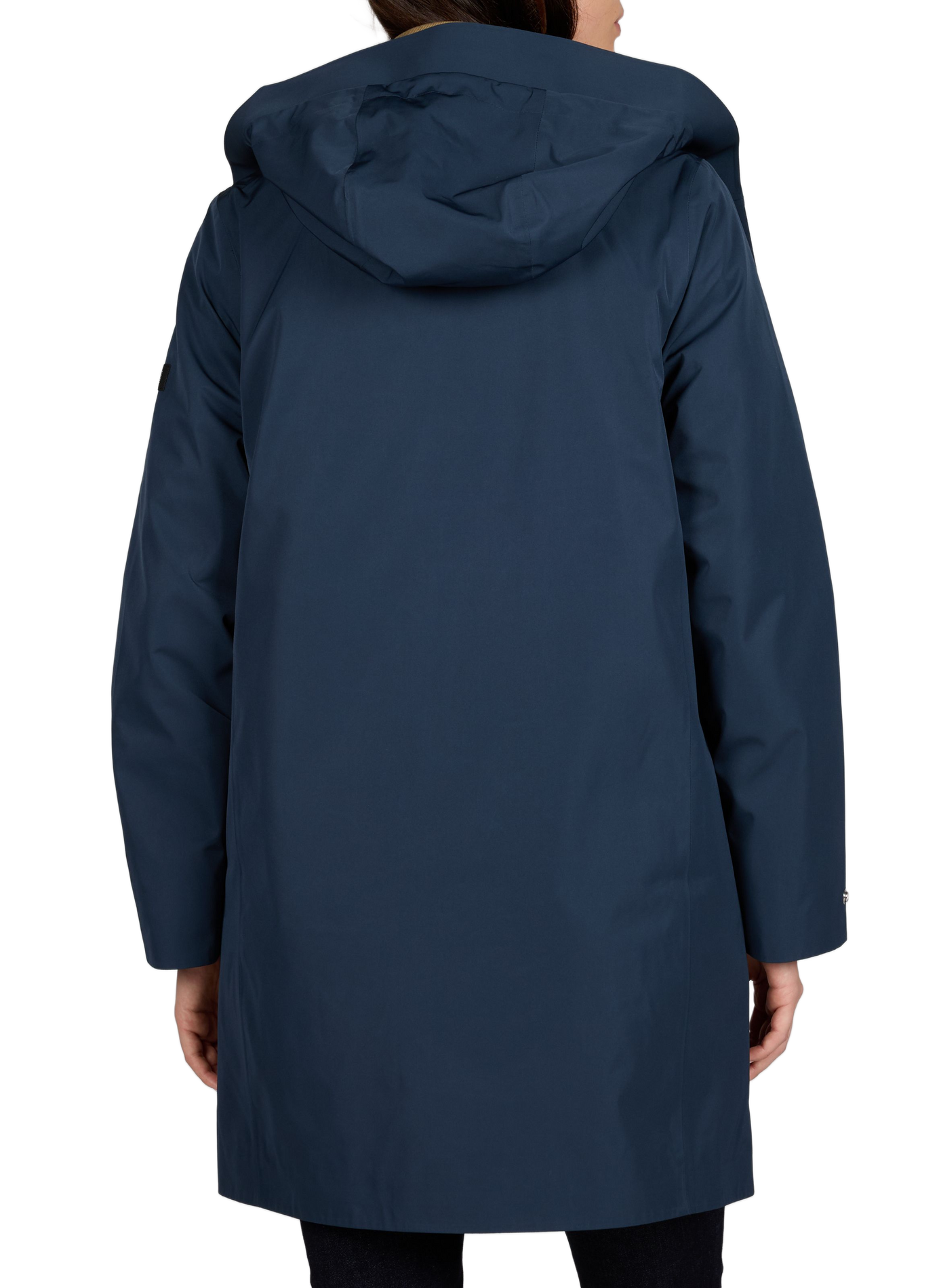 Hooded waterproof jacket AIGLE Blue