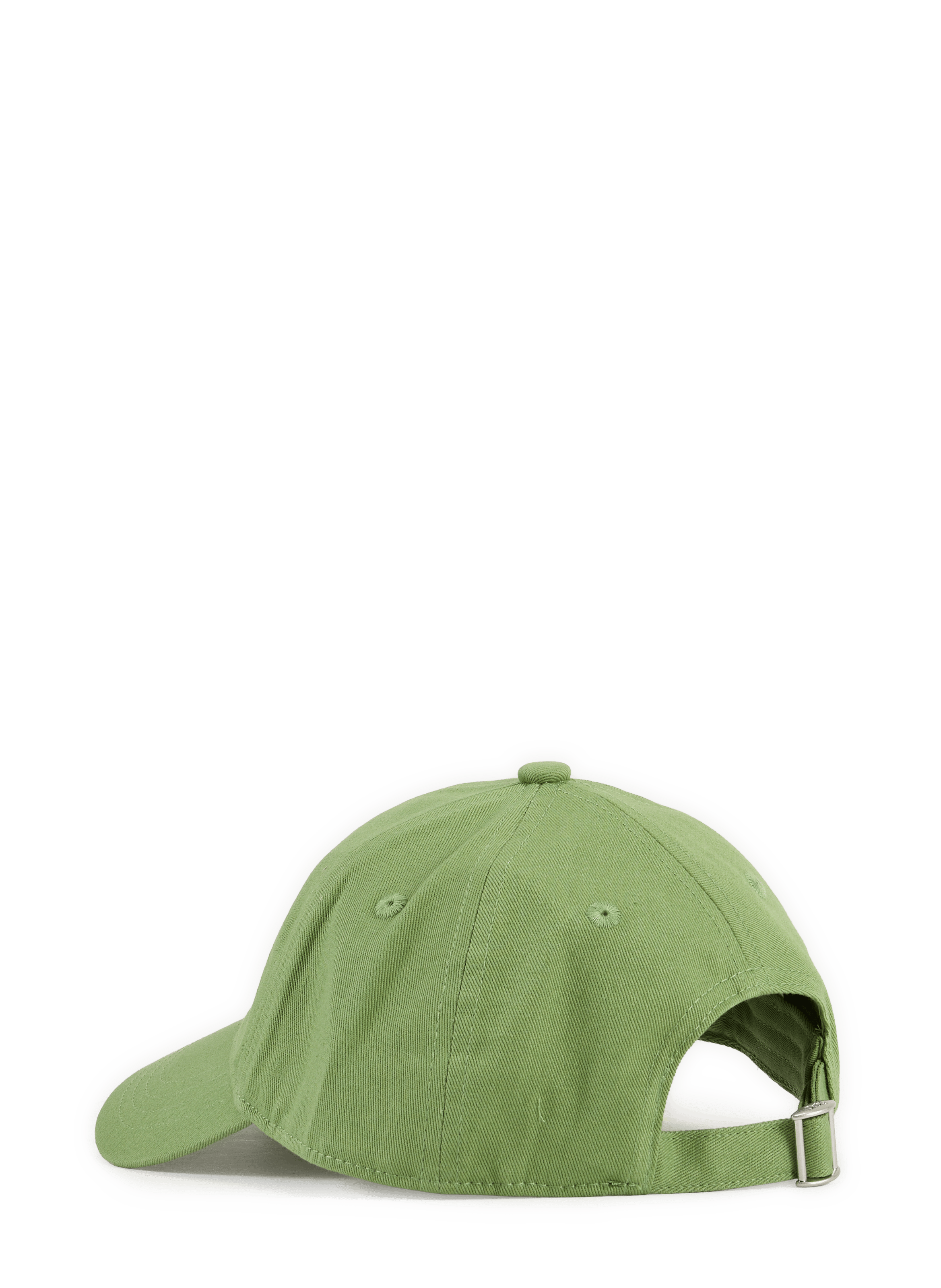 Slogan Calligraphy Cotton Cap DROLE DE MONSIEUR Green