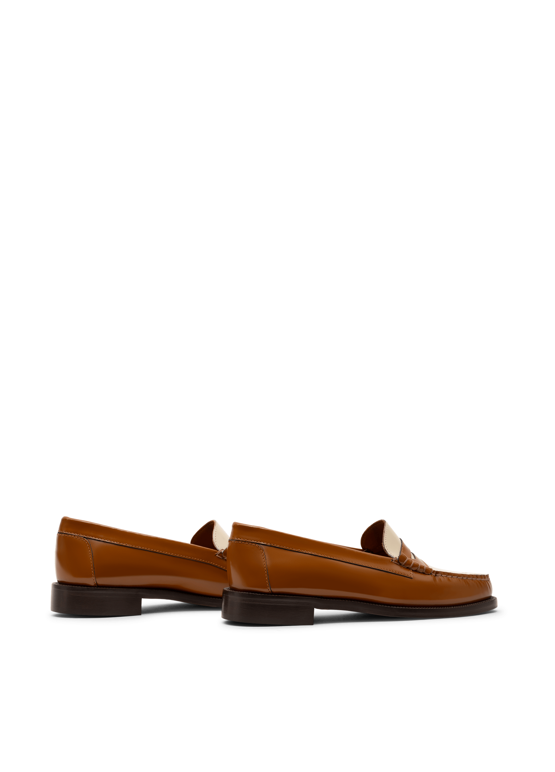 Mocassins stanford en veau brossé PARALLELE Marron