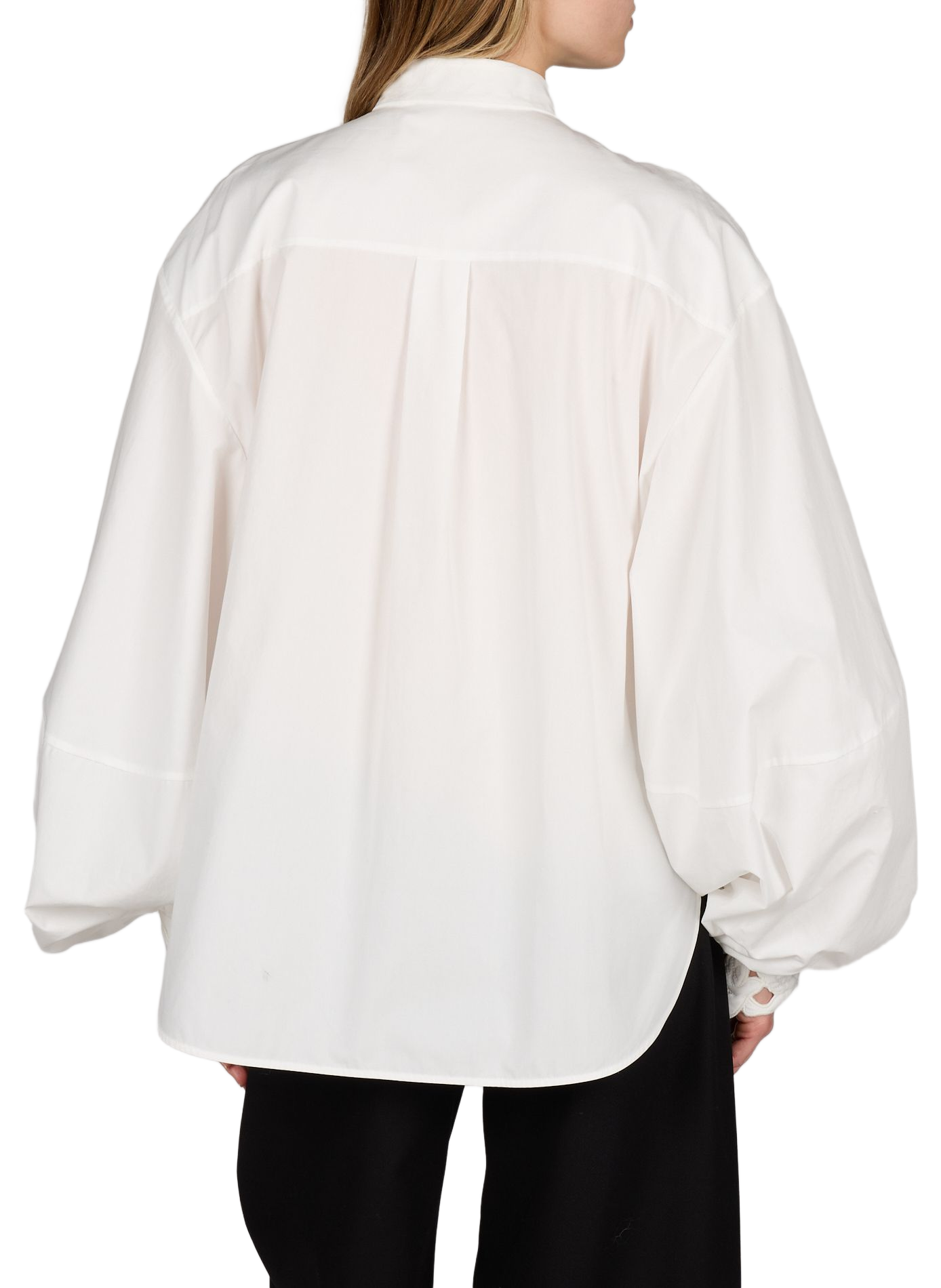 Luna checkered cotton shirt ZIMMERMANN White