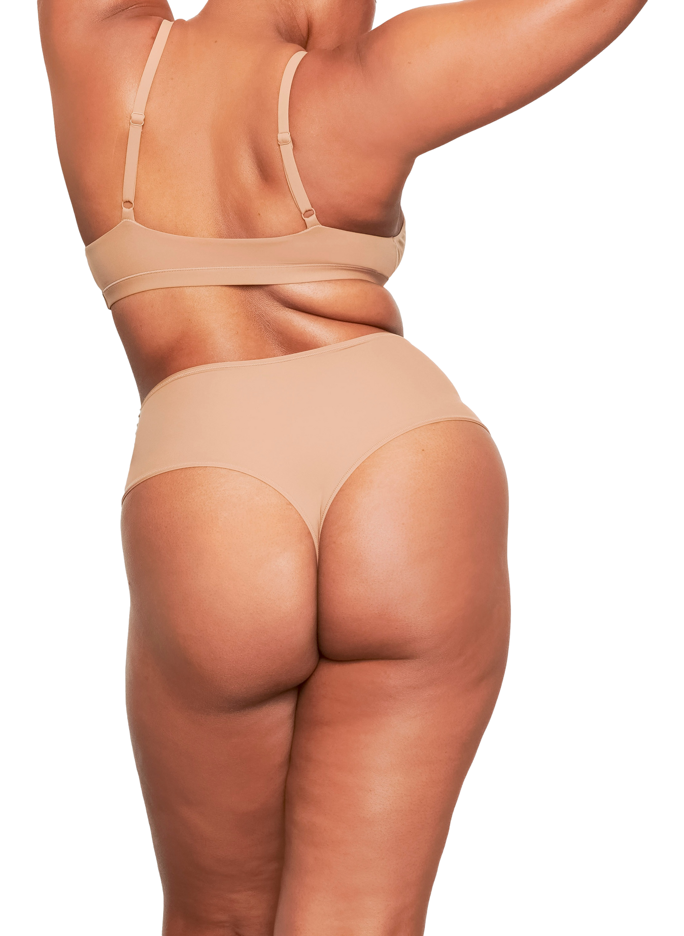 High-waisted solid color SKIMS Brown