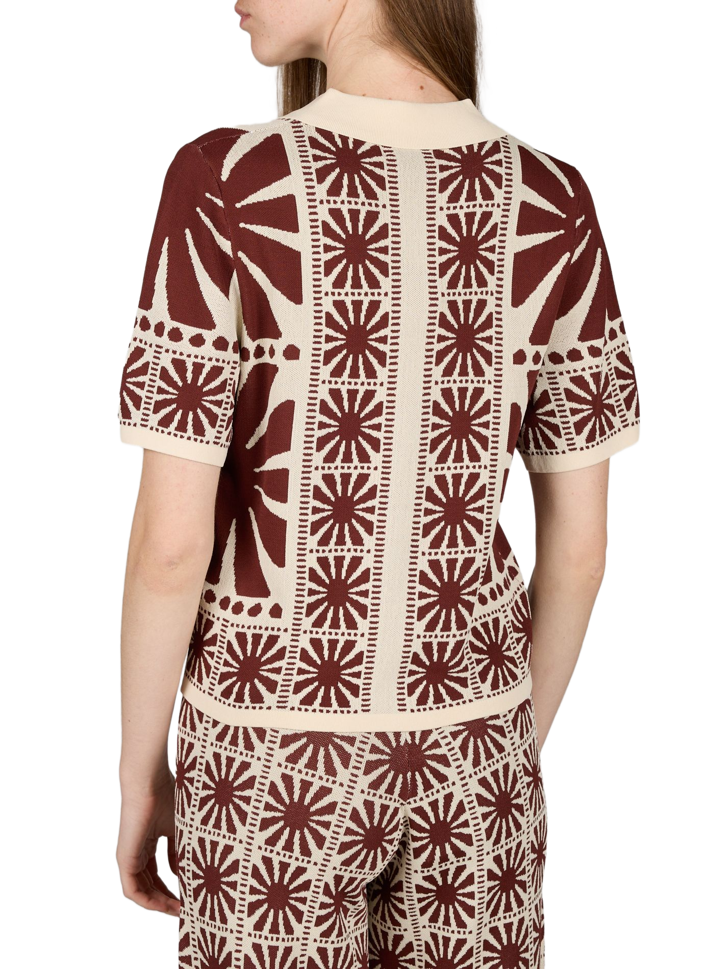 Gabera knitted vest SUNCOO Brown