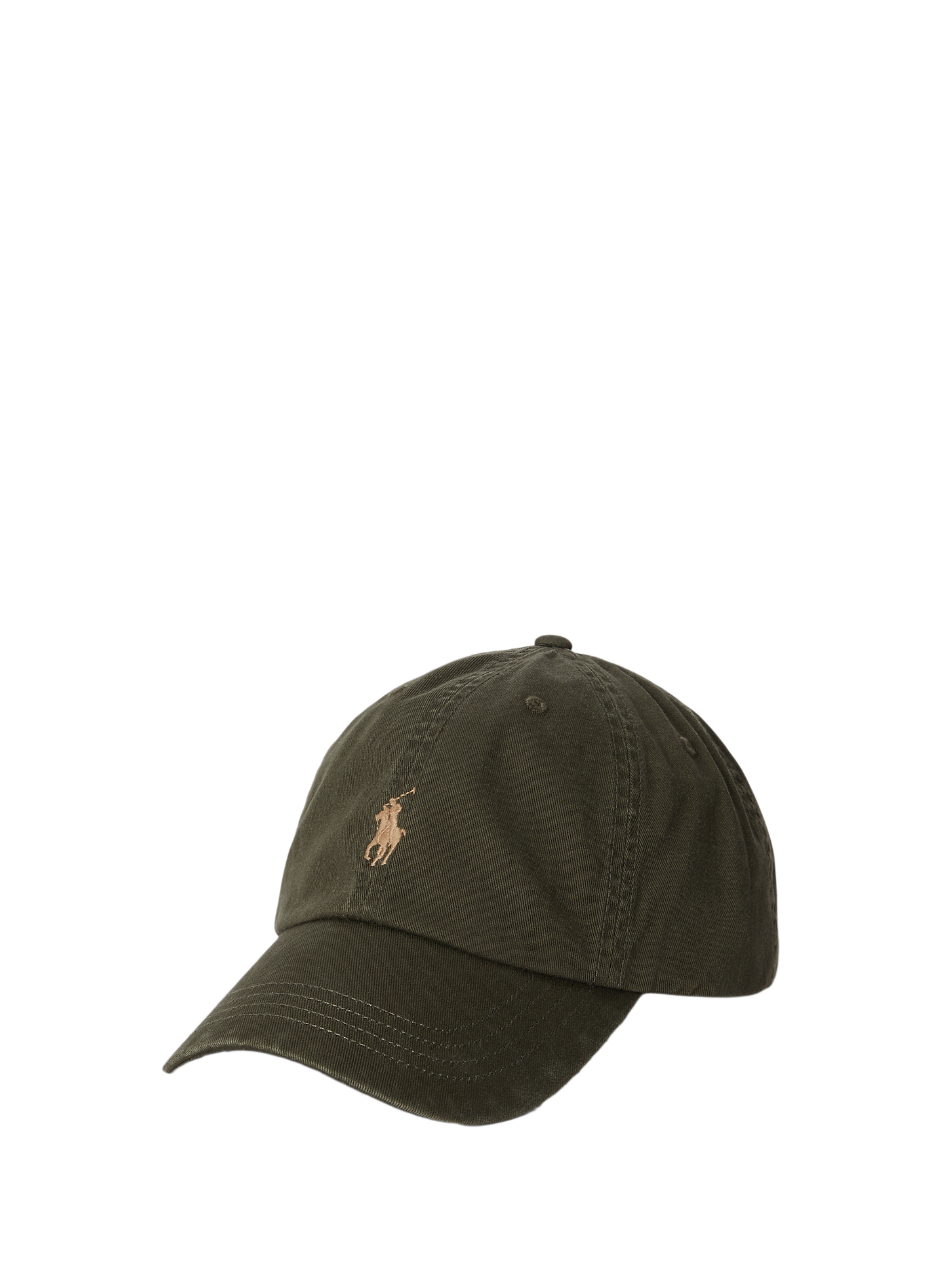 Kappe mit Logo aus Baumwolle POLO RALPH LAUREN Grun
