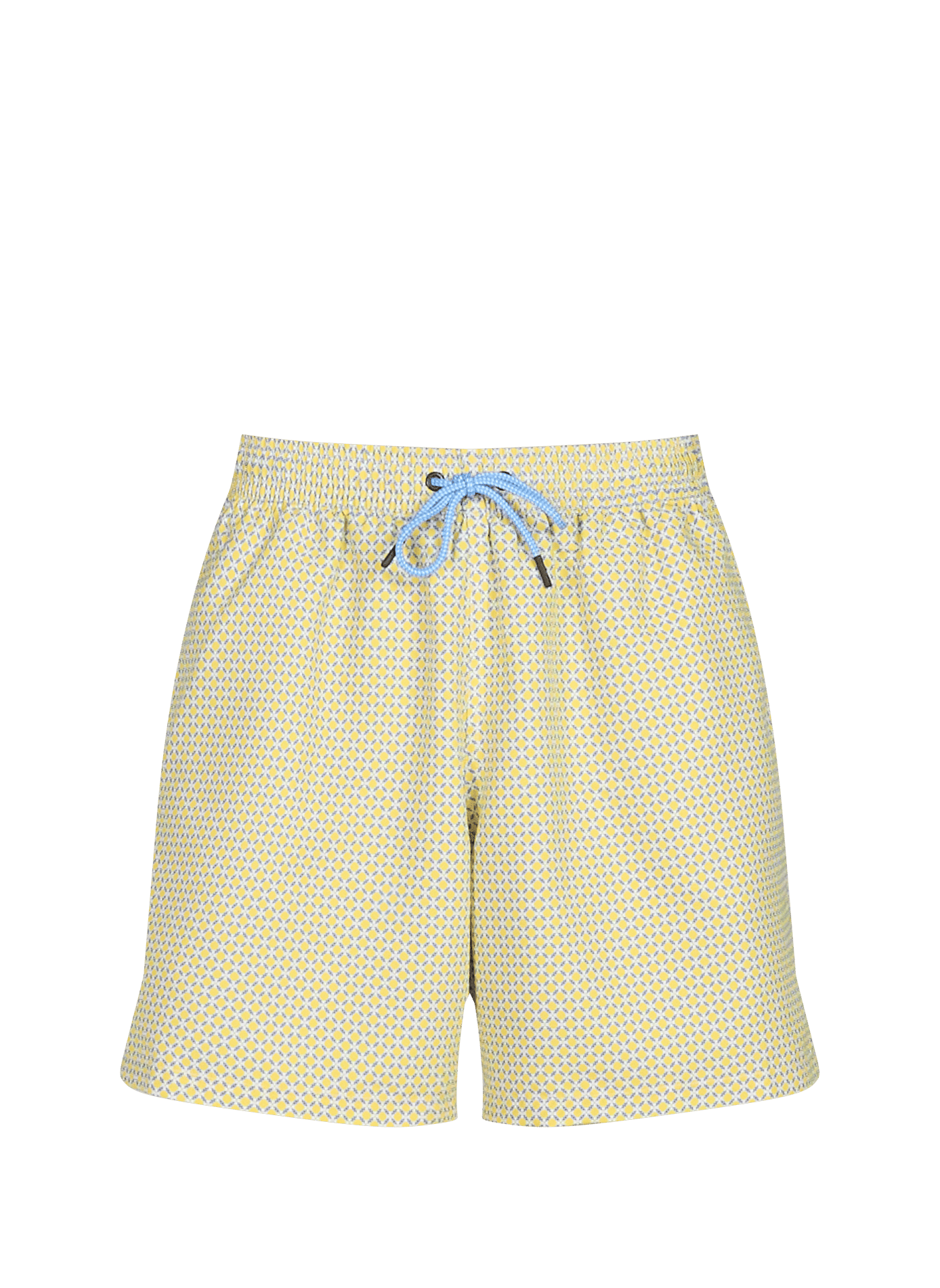 Short de bain à imprimé mini géométrique HACKETT Jaune
