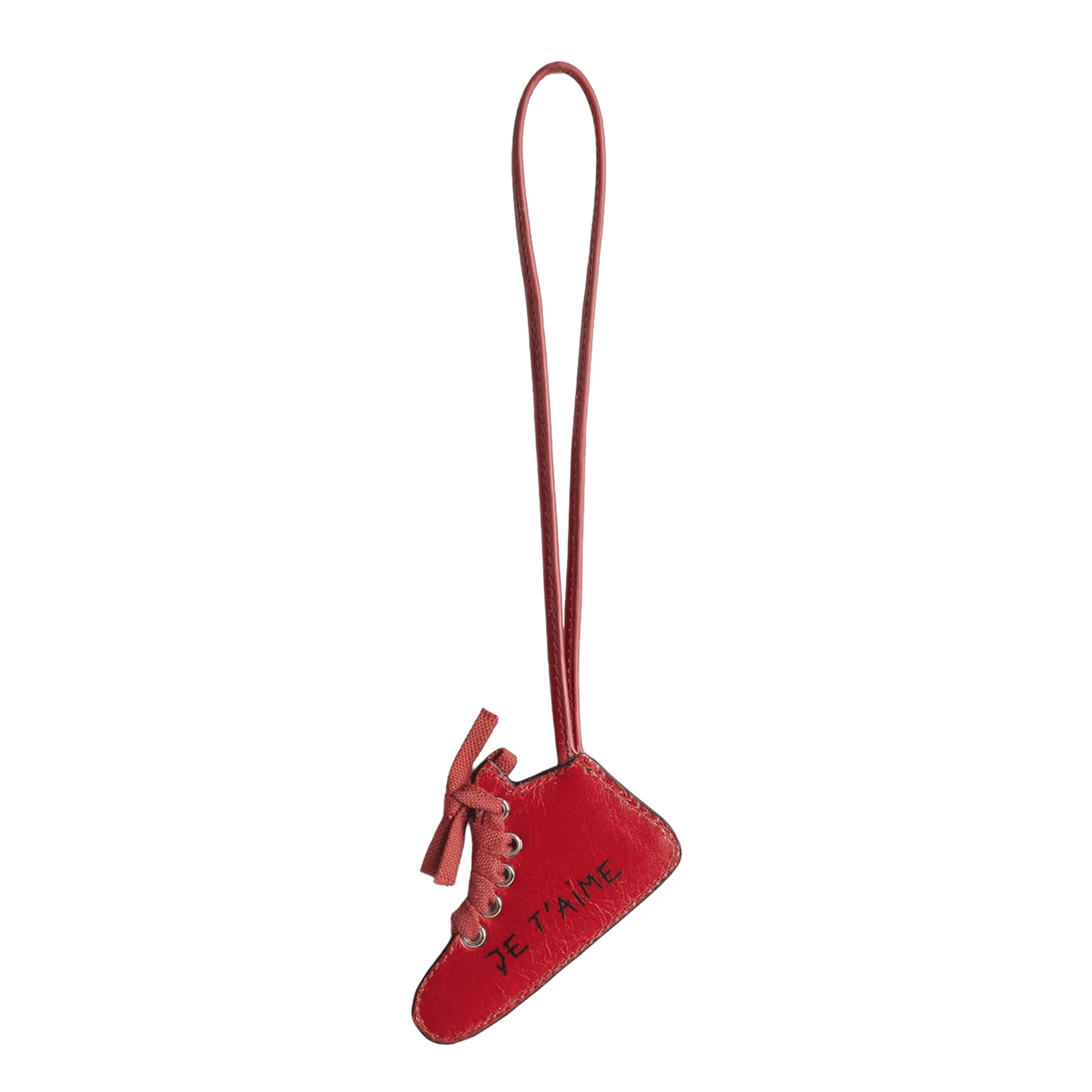 Porte-clés en cuir high wings ZADIG&VOLTAIRE Rouge