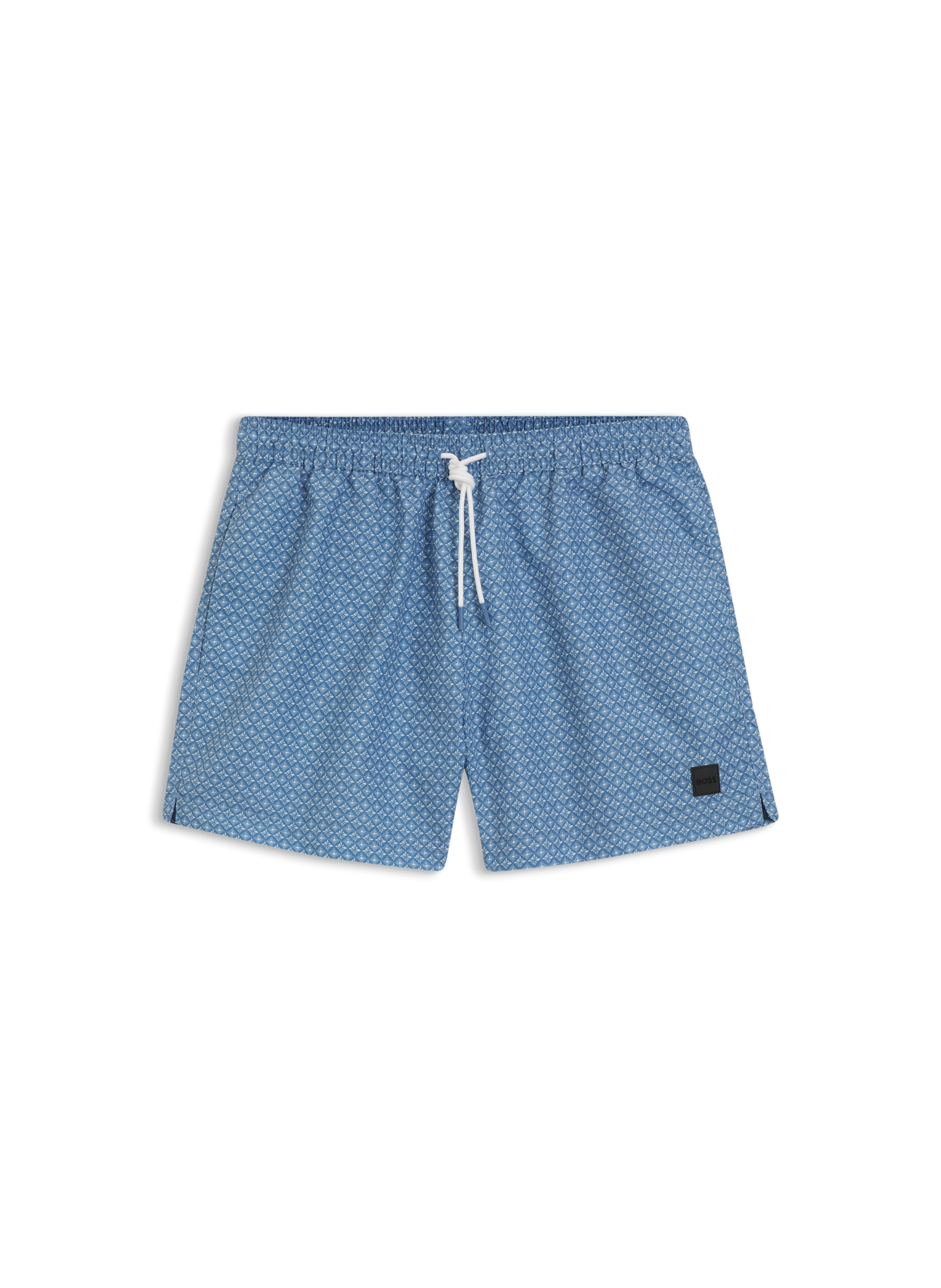 Short de bain hauteur mi-cuisse à motif HUGO BOSS Bleu