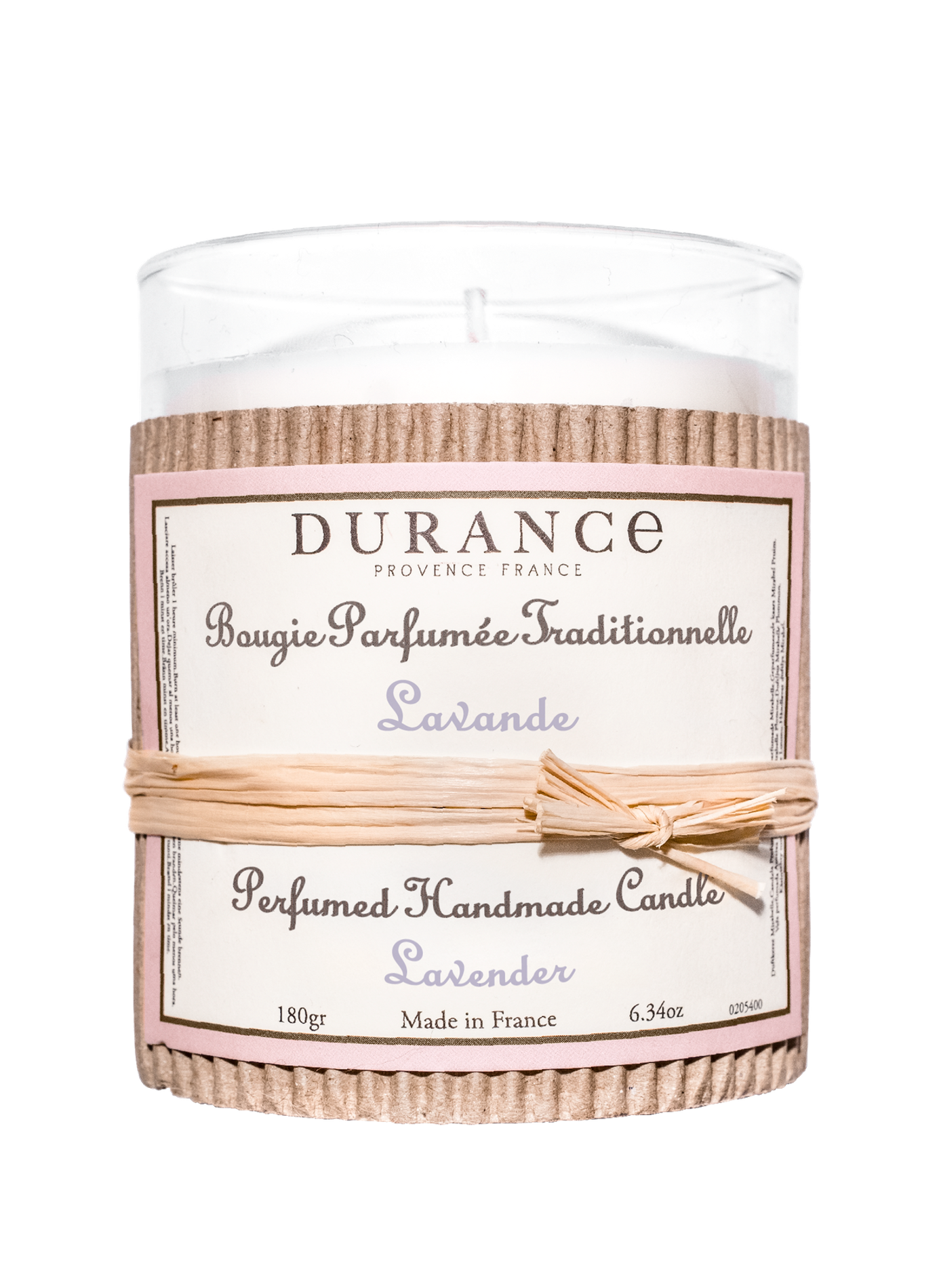 Scented Candle Lavender 180g DURANCE Purple