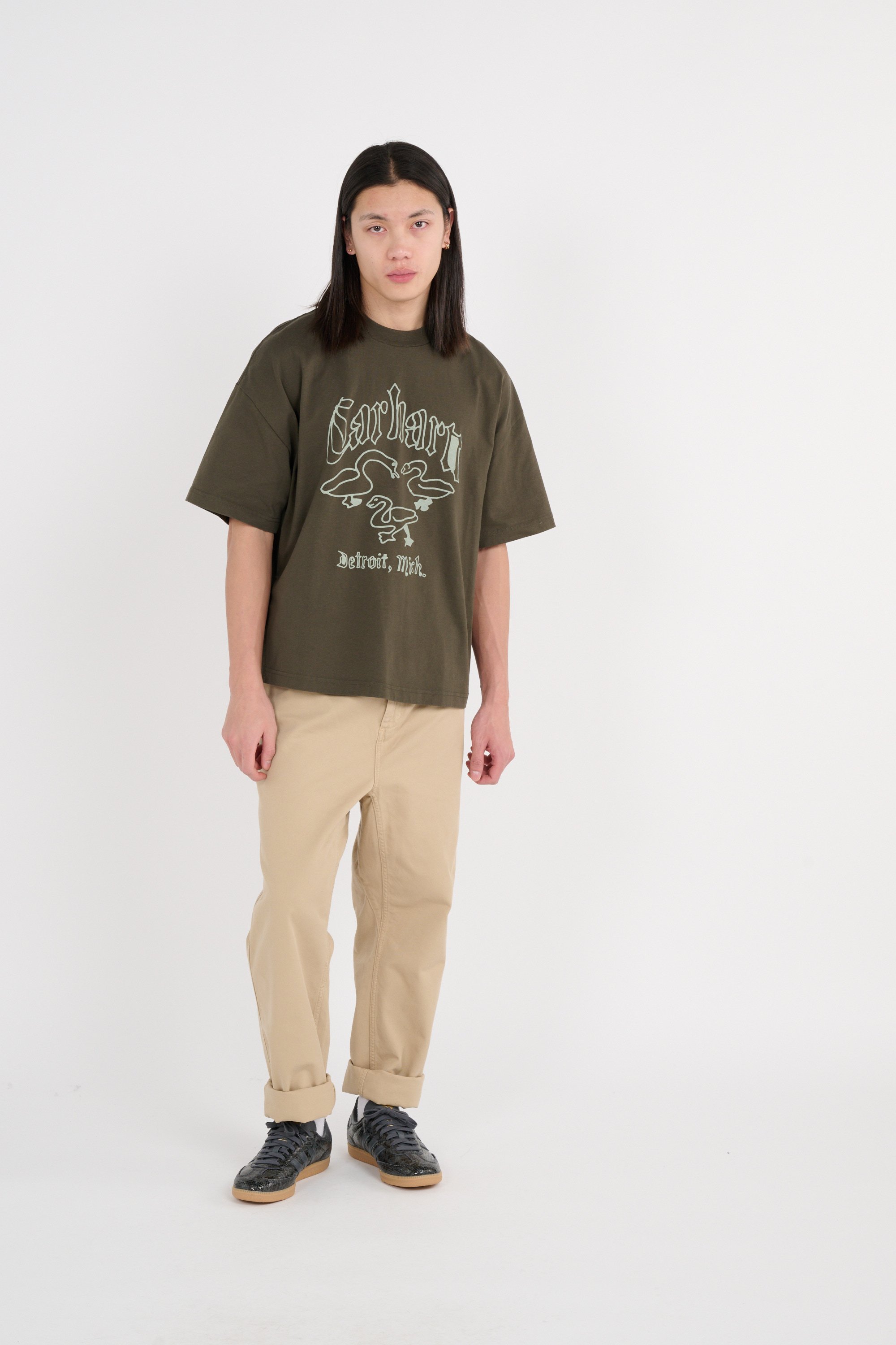 Pantalon flint CARHARTT WIP Gris