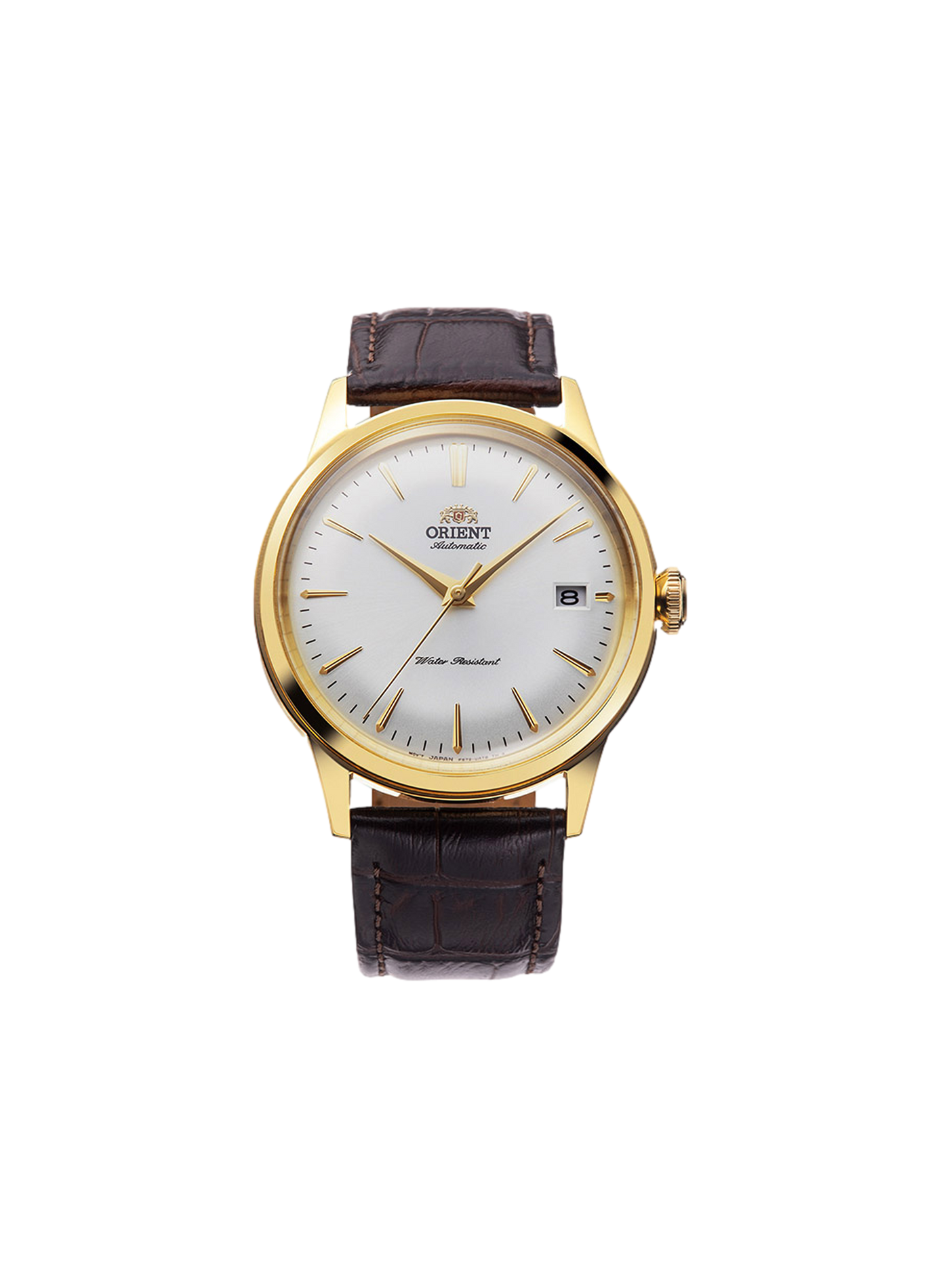 Automatische Bambino Uhr aus Leder ORIENT Golden