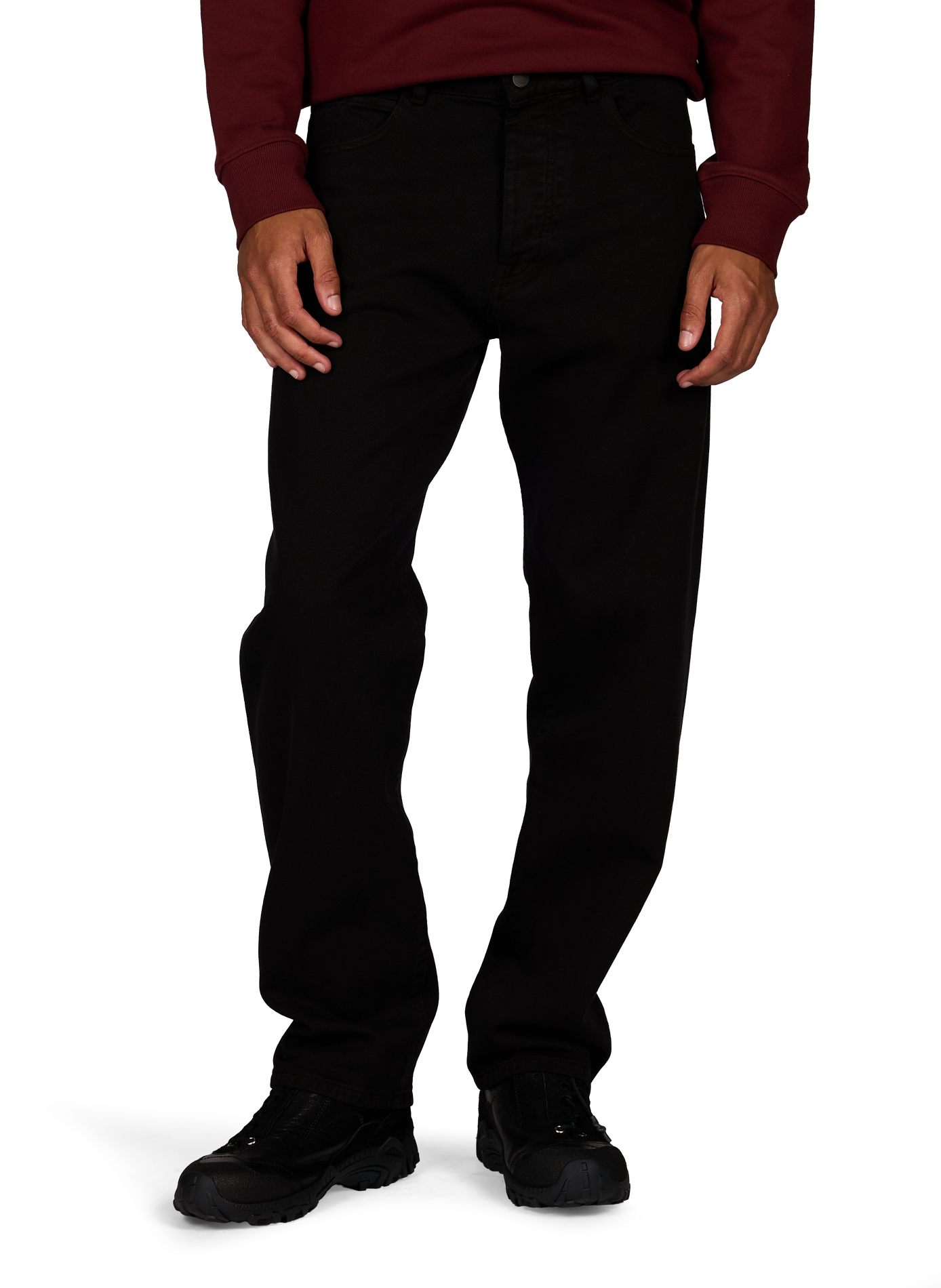 Straight-cut jeans CP COMPANY Black