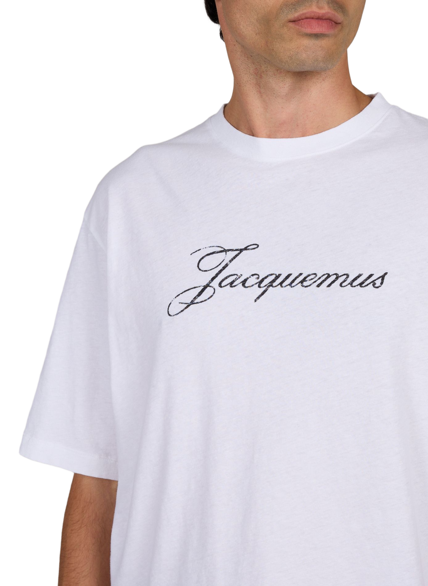 Printed logo T-shirt JACQUEMUS White
