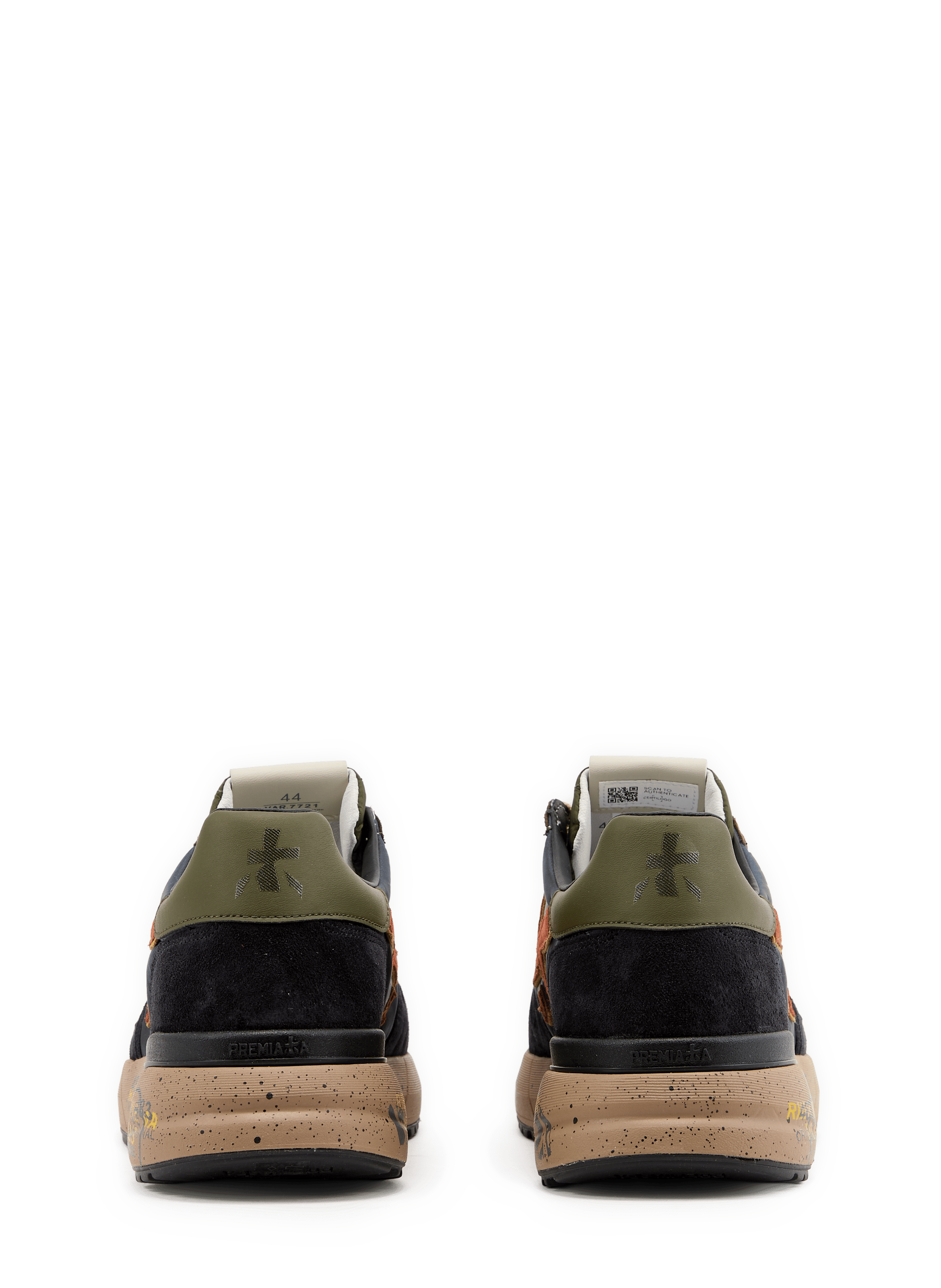 Zapatillas MICK VAR de dos materiales con cordones PREMIATA Azul