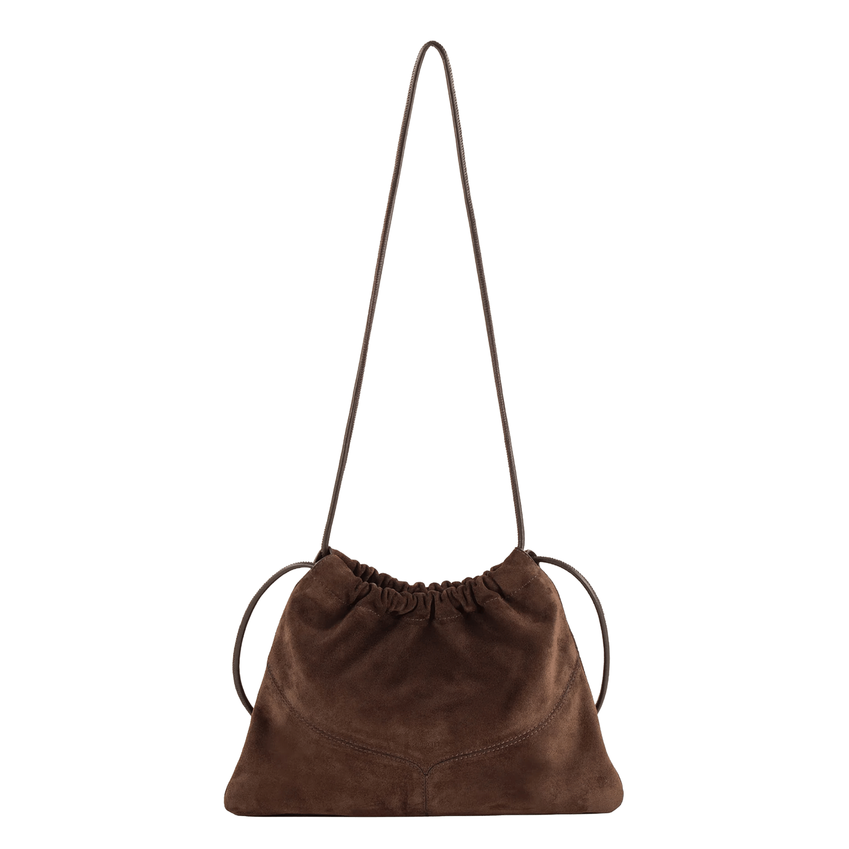 Sac pochette porté épaule en cuir divio pouch SESSUN Marron