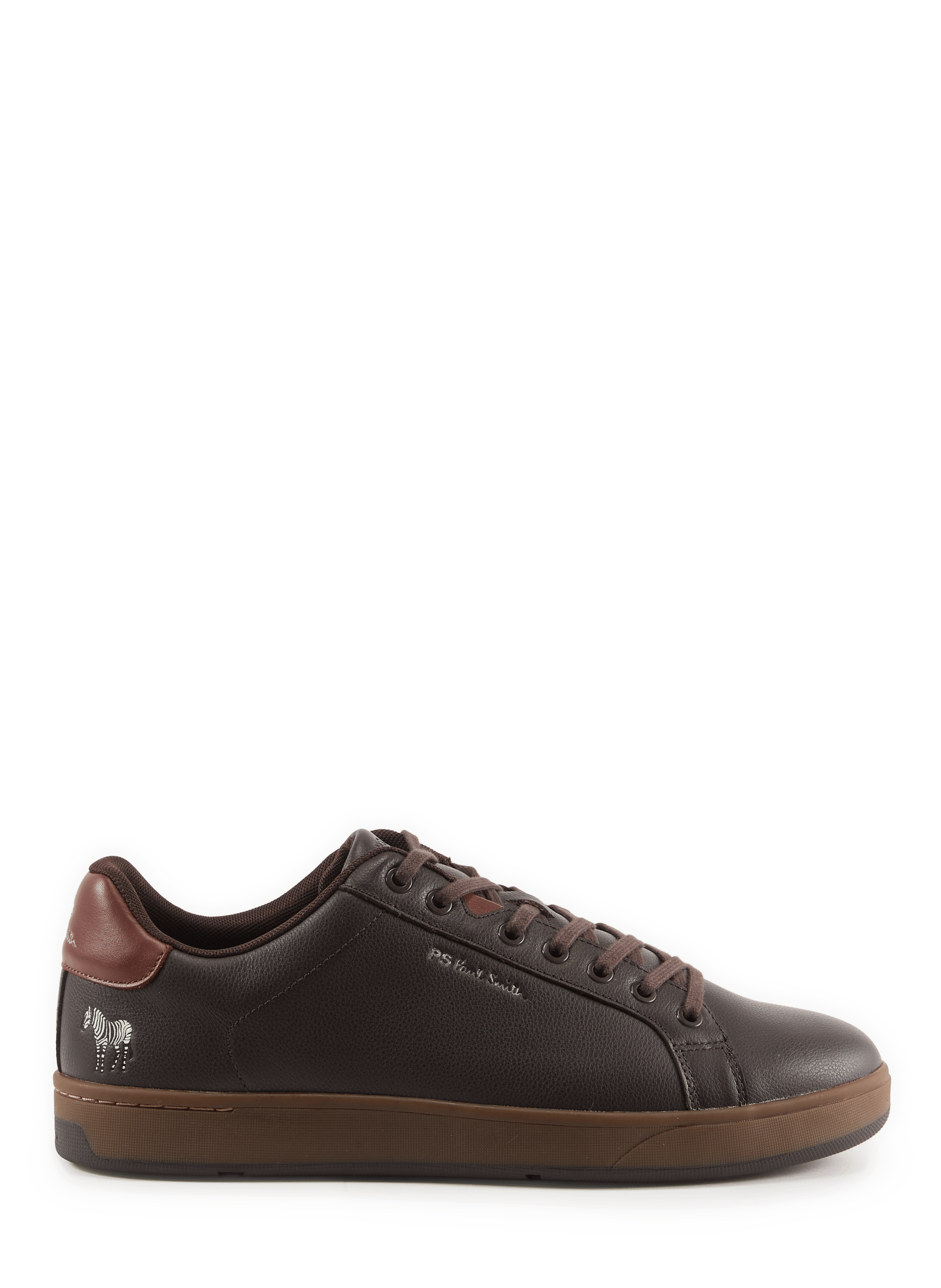 Albany lace-up leather trainers PAUL SMITH Brown