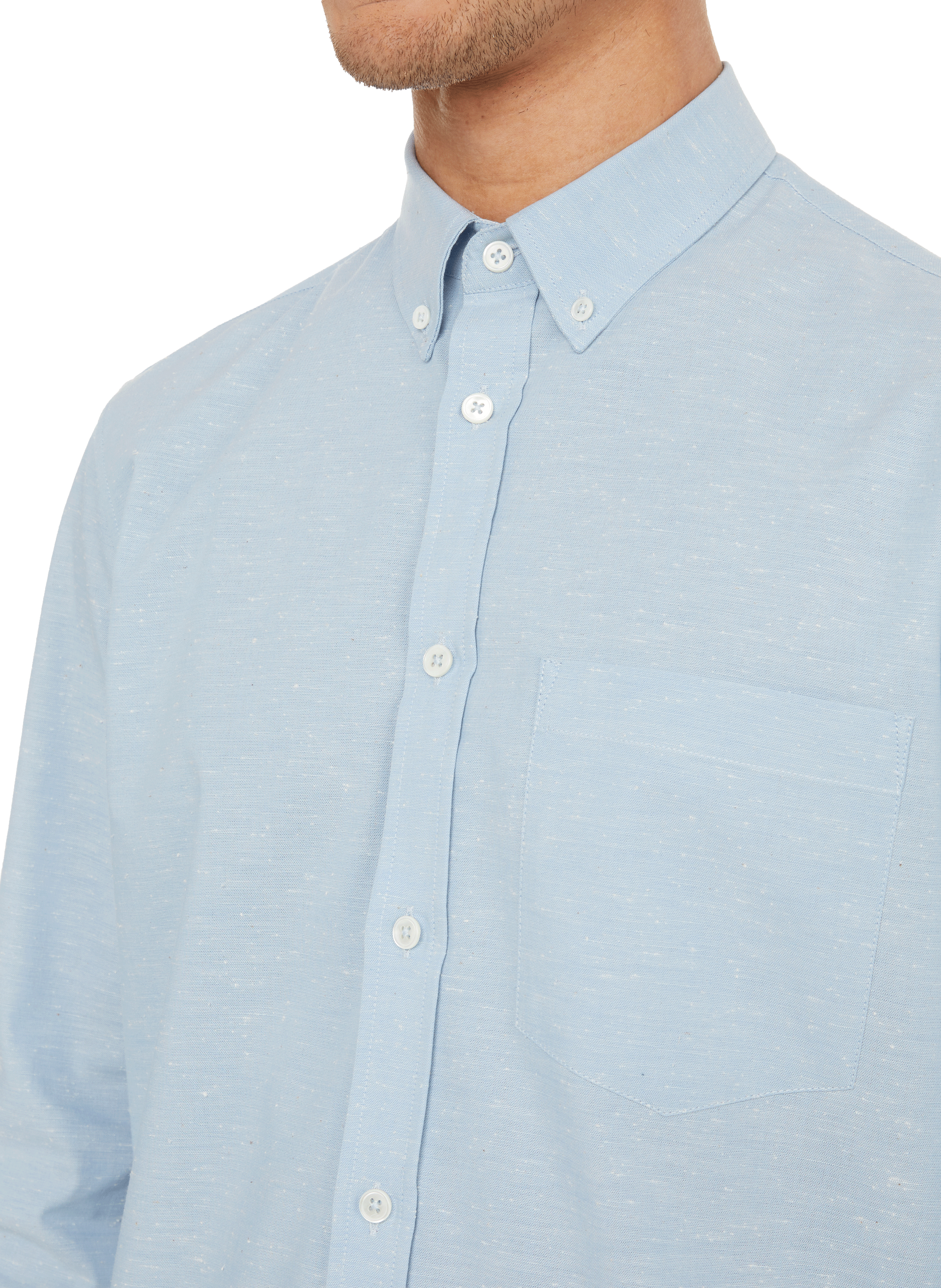 Chemise en coton EDITIONS 102 Bleu