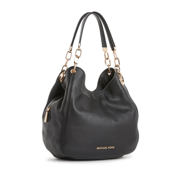 Grand sac porté épaule Lillie en cuir