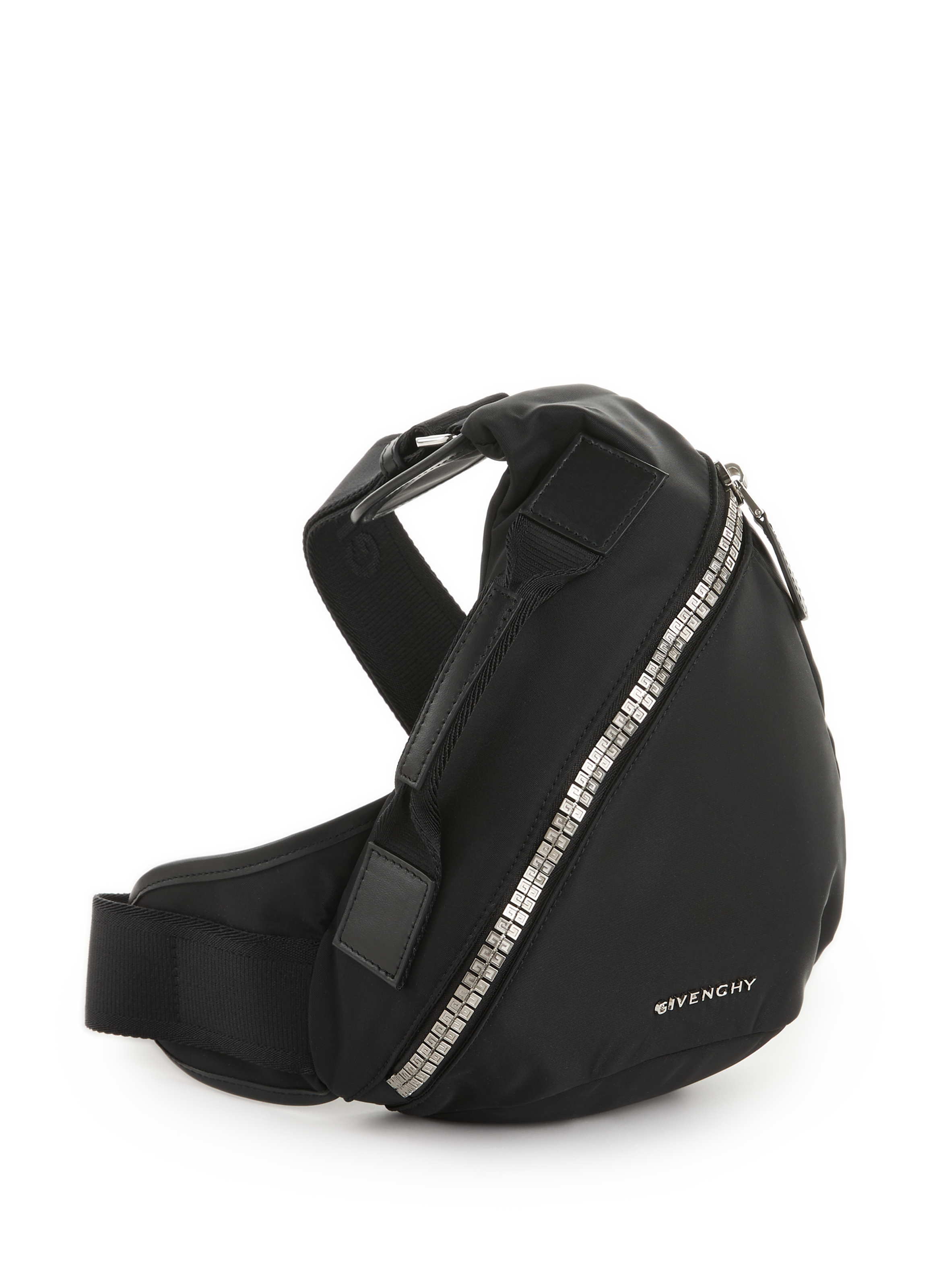 Sac triangle à zip logotypé