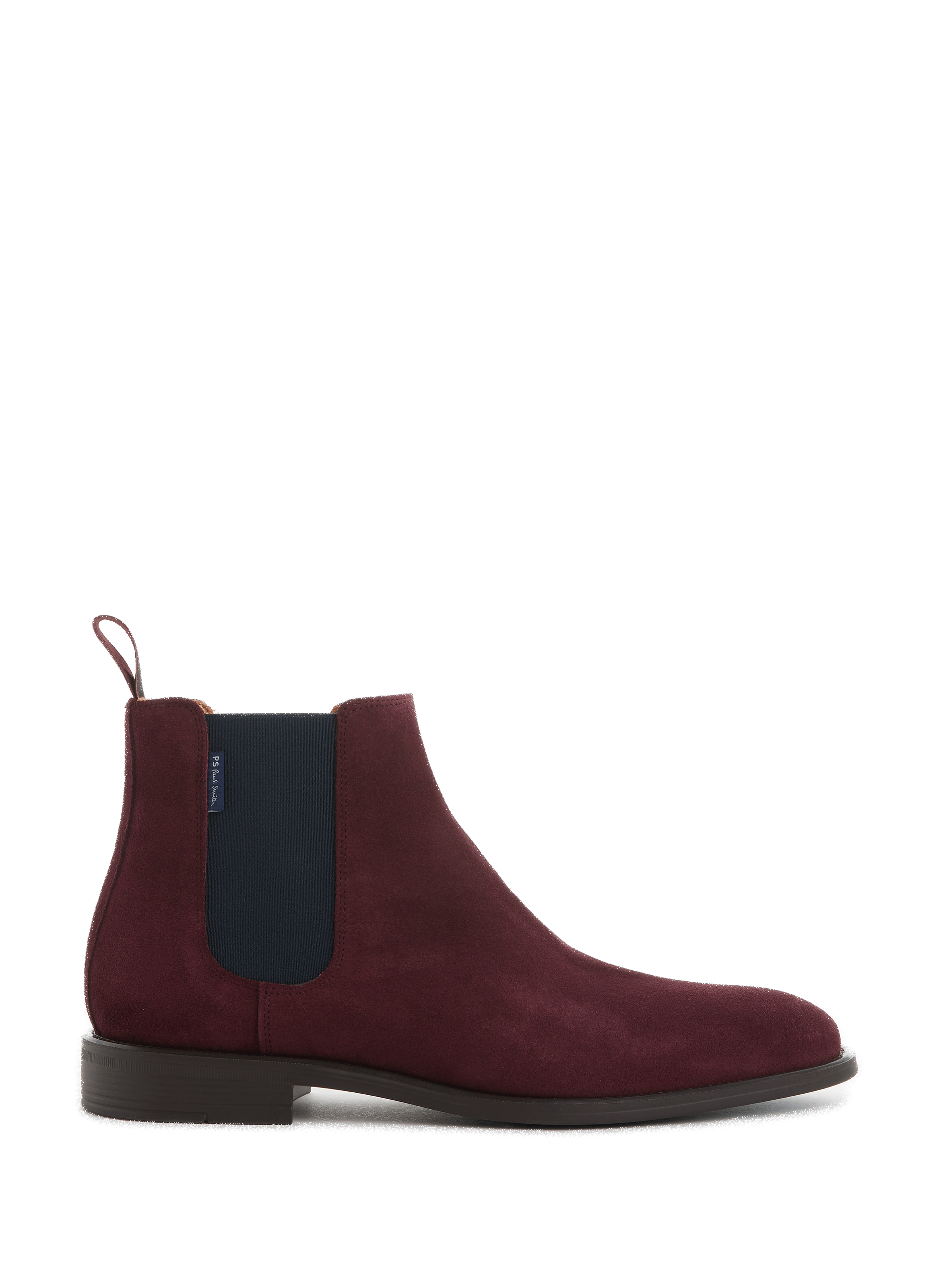 PAUL SMITH Cedric suede leather ankle boots  Red