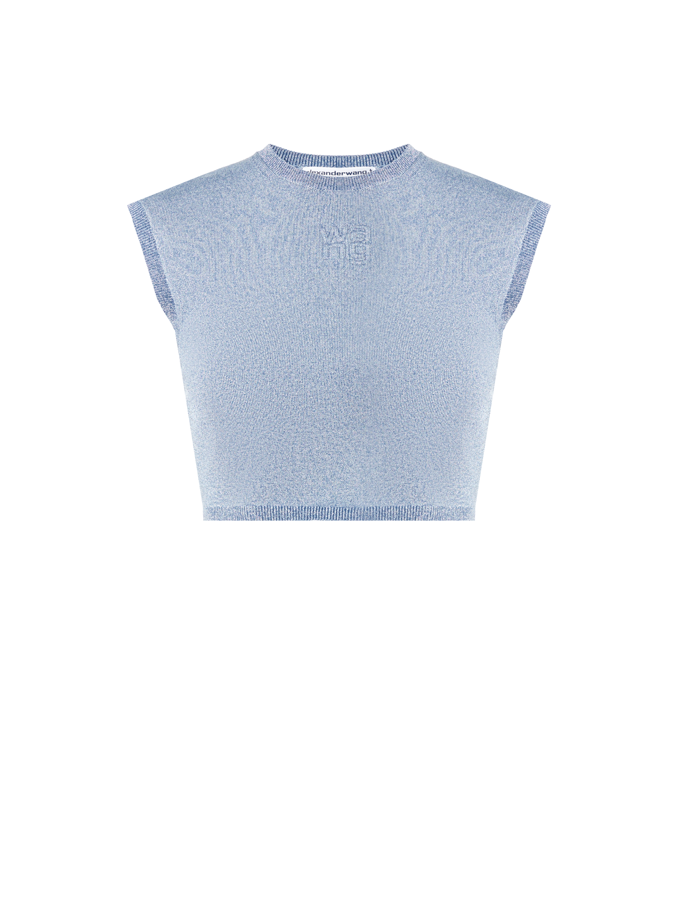 ALEXANDER WANG Top en lurex  Bleu