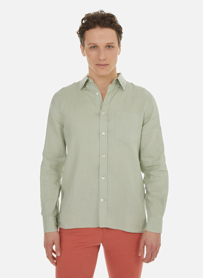 AIGLE long-sleeved linen shirt