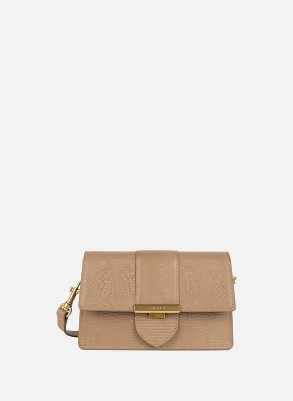 Petit sac trotteur - exo ily Marron by LANCASTER LANCASTER Petit sac trotteur - exo ily Marron