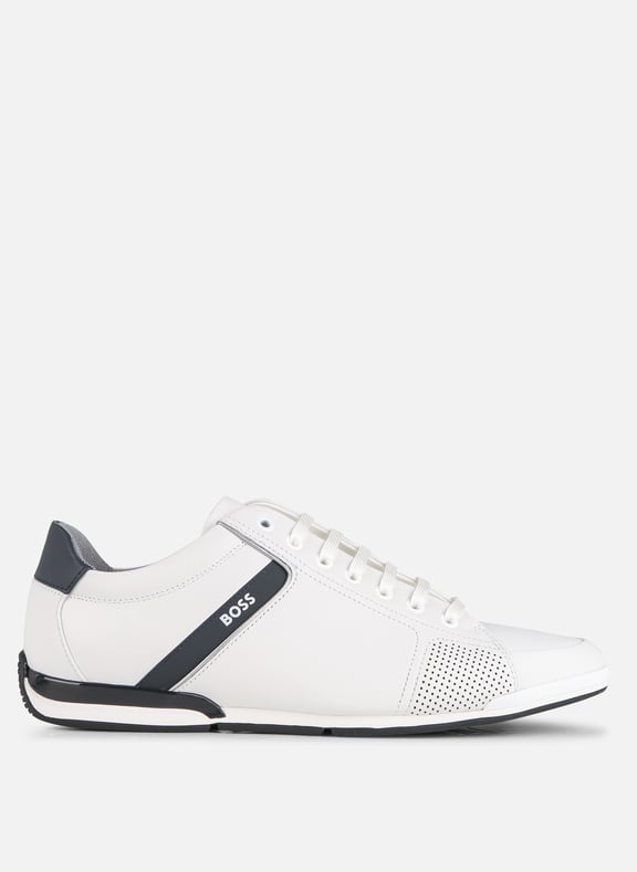 Baskets basses en cuir Blanc by BOSS BOSS Baskets basses en cuir Blanc