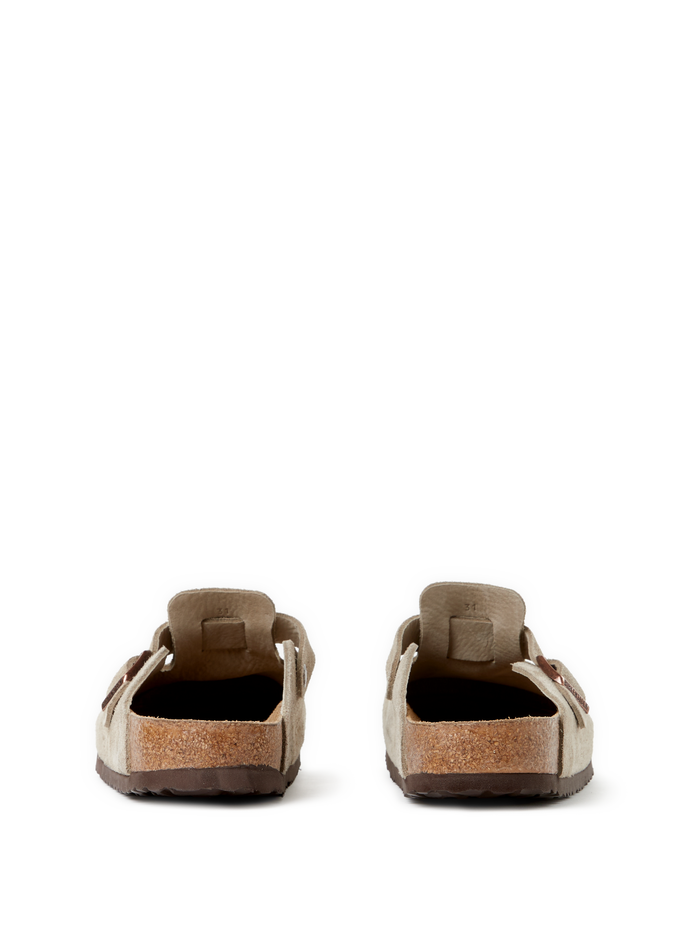 Boston BS suede leather mules Beige