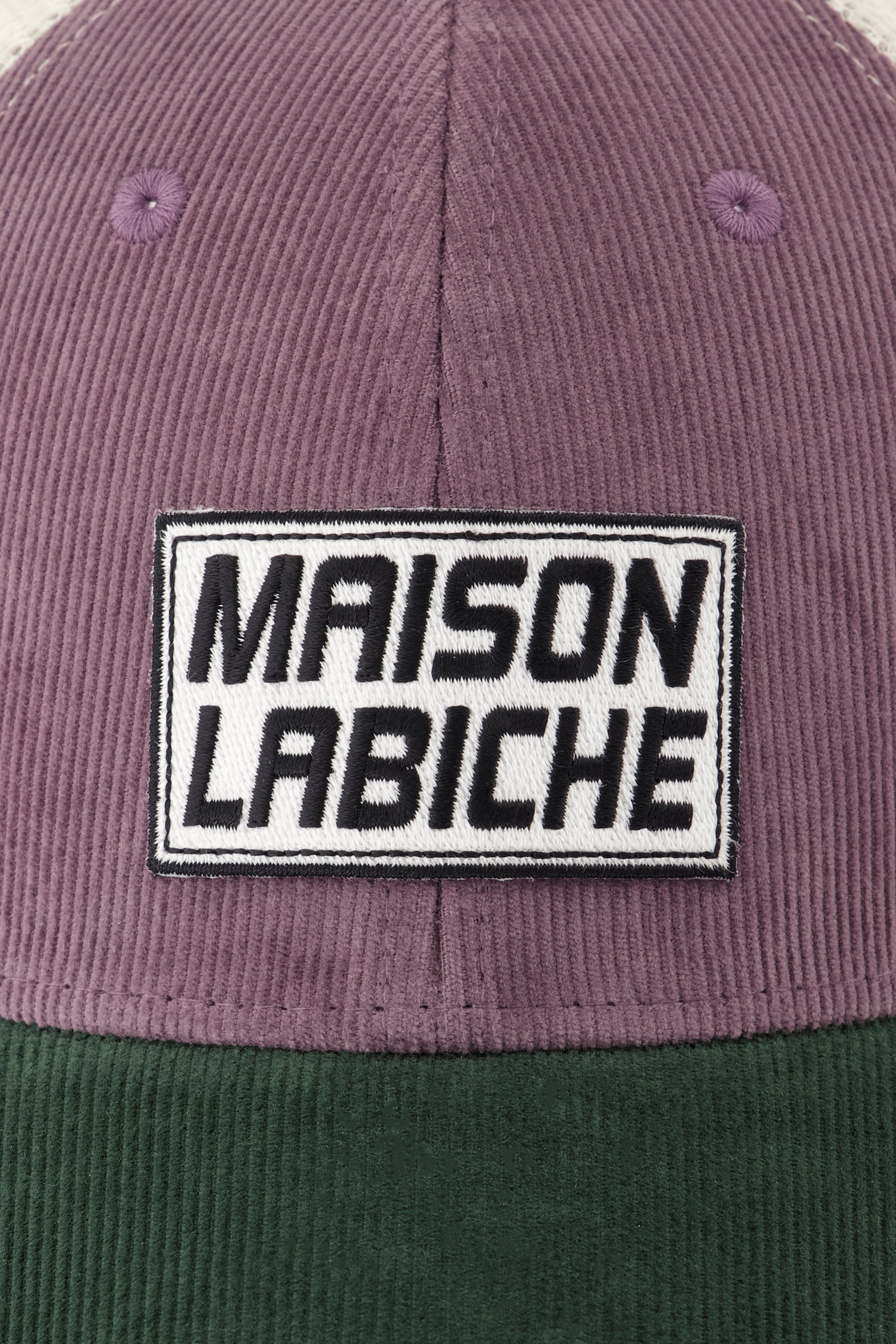 Casquette bi-matière à logo MAISON LABICHE Rose