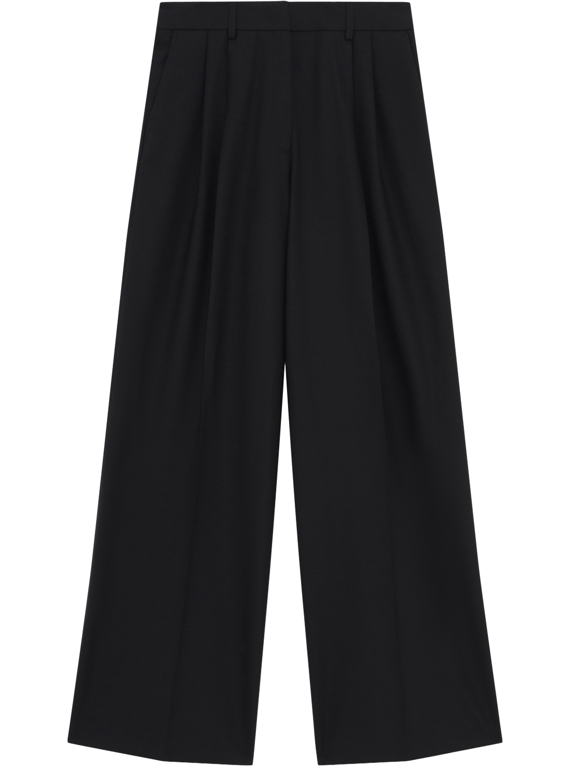 Pantalon large à pinces - chanae PABLO Noir