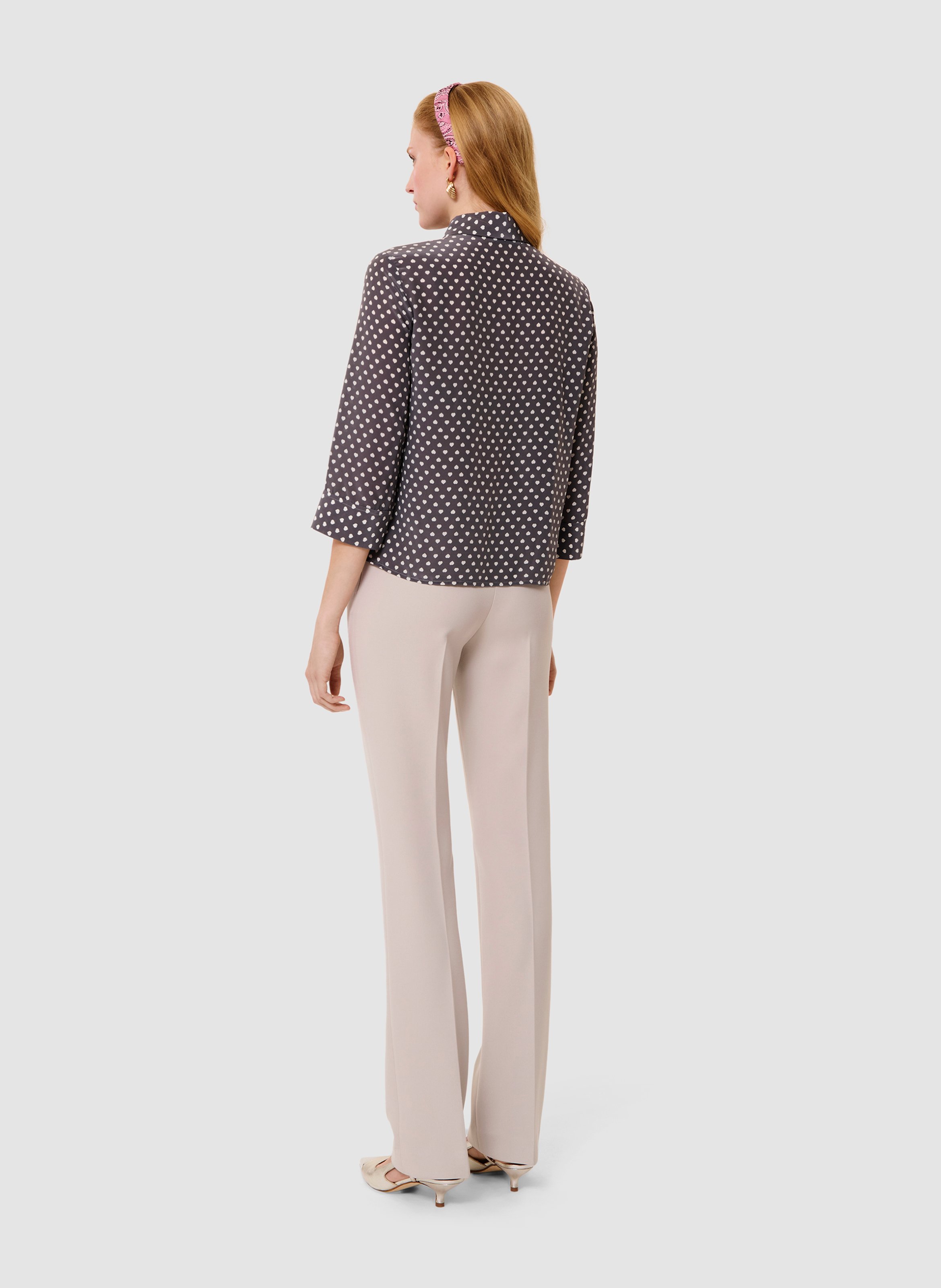 Chemise charlot TARA JARMON Gris