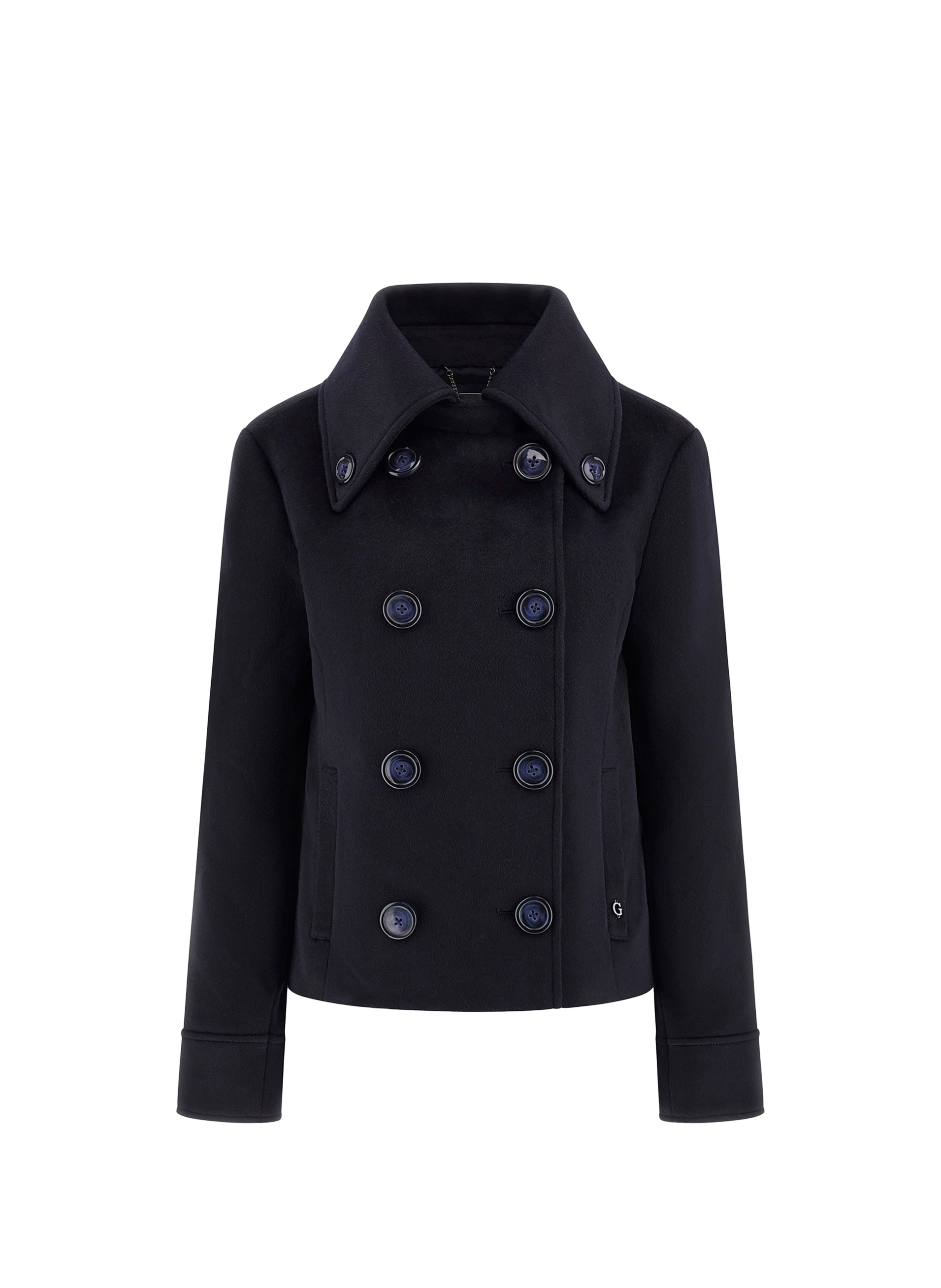GUESS Wool blend Coat Blue