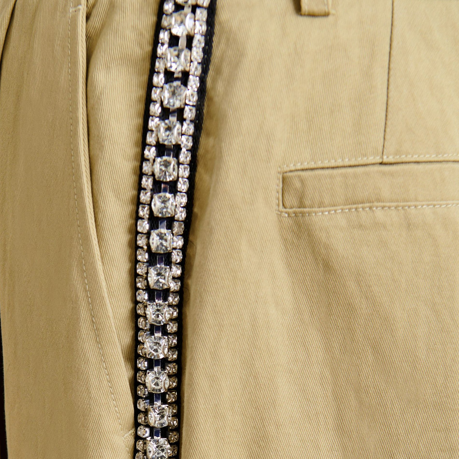 Pantalon droit taille haute iso ESSENTIEL ANTWERP Marron