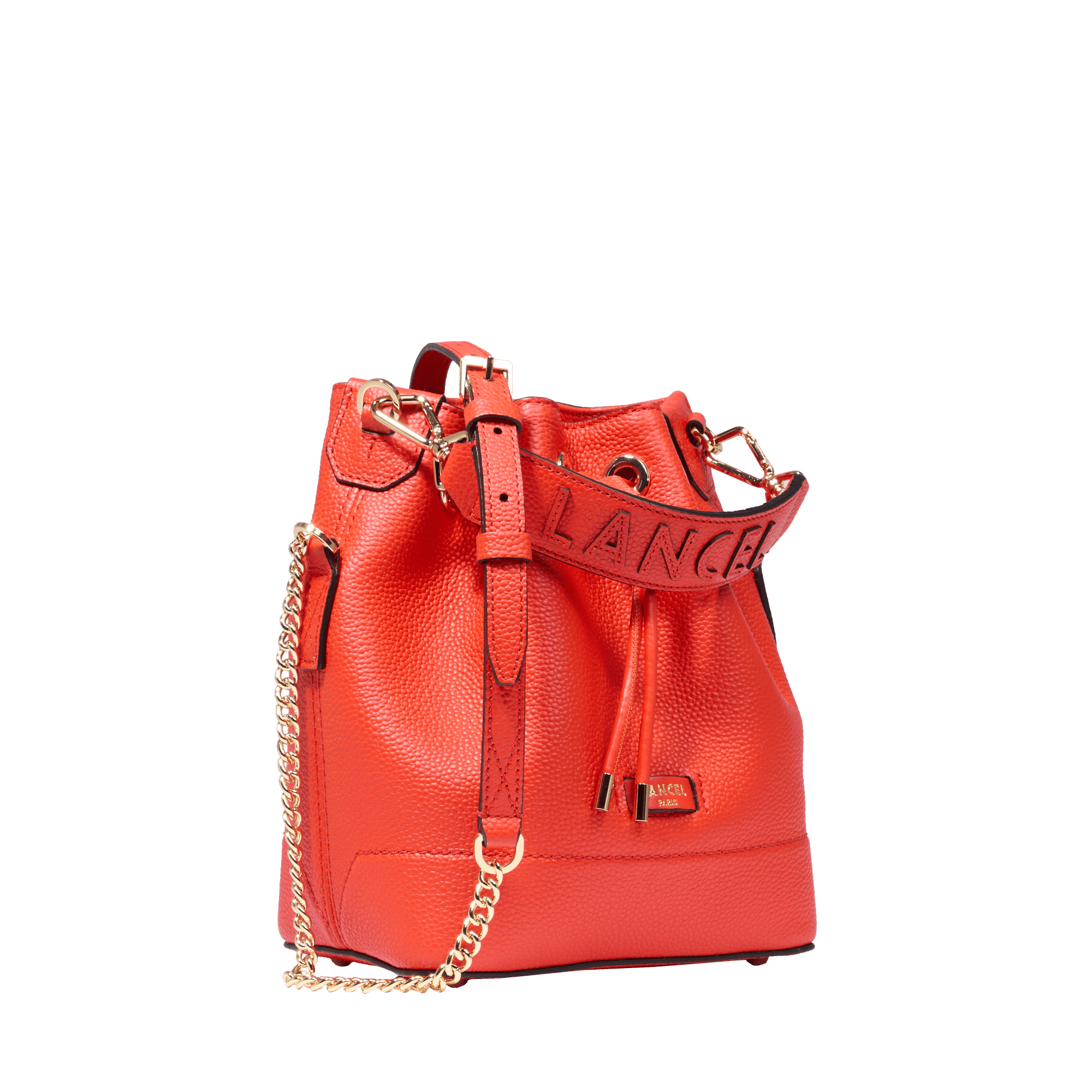 Sac seau s - ninon de lancel LANCEL Orange
