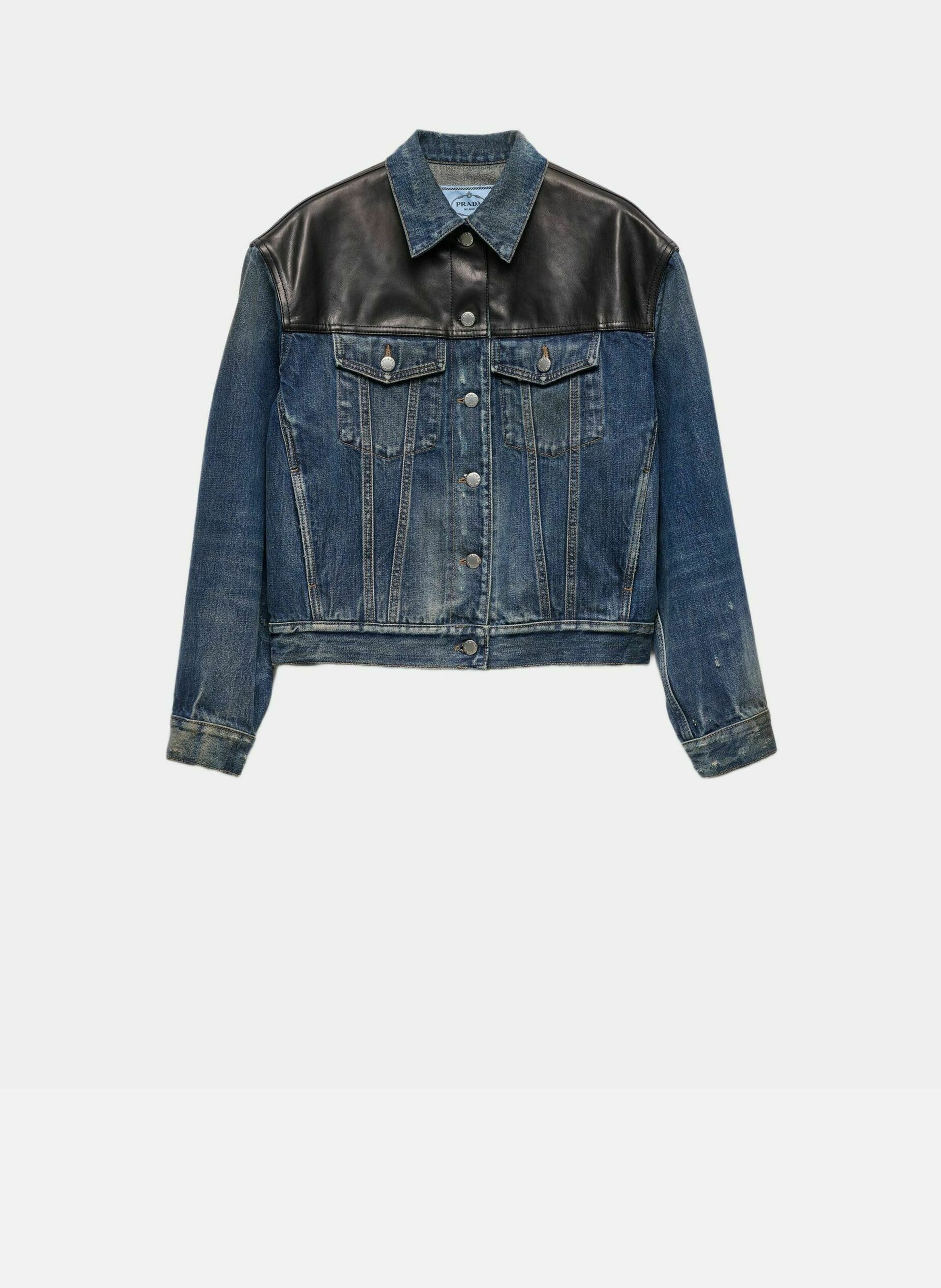 Veste en denim PRADA Bleu