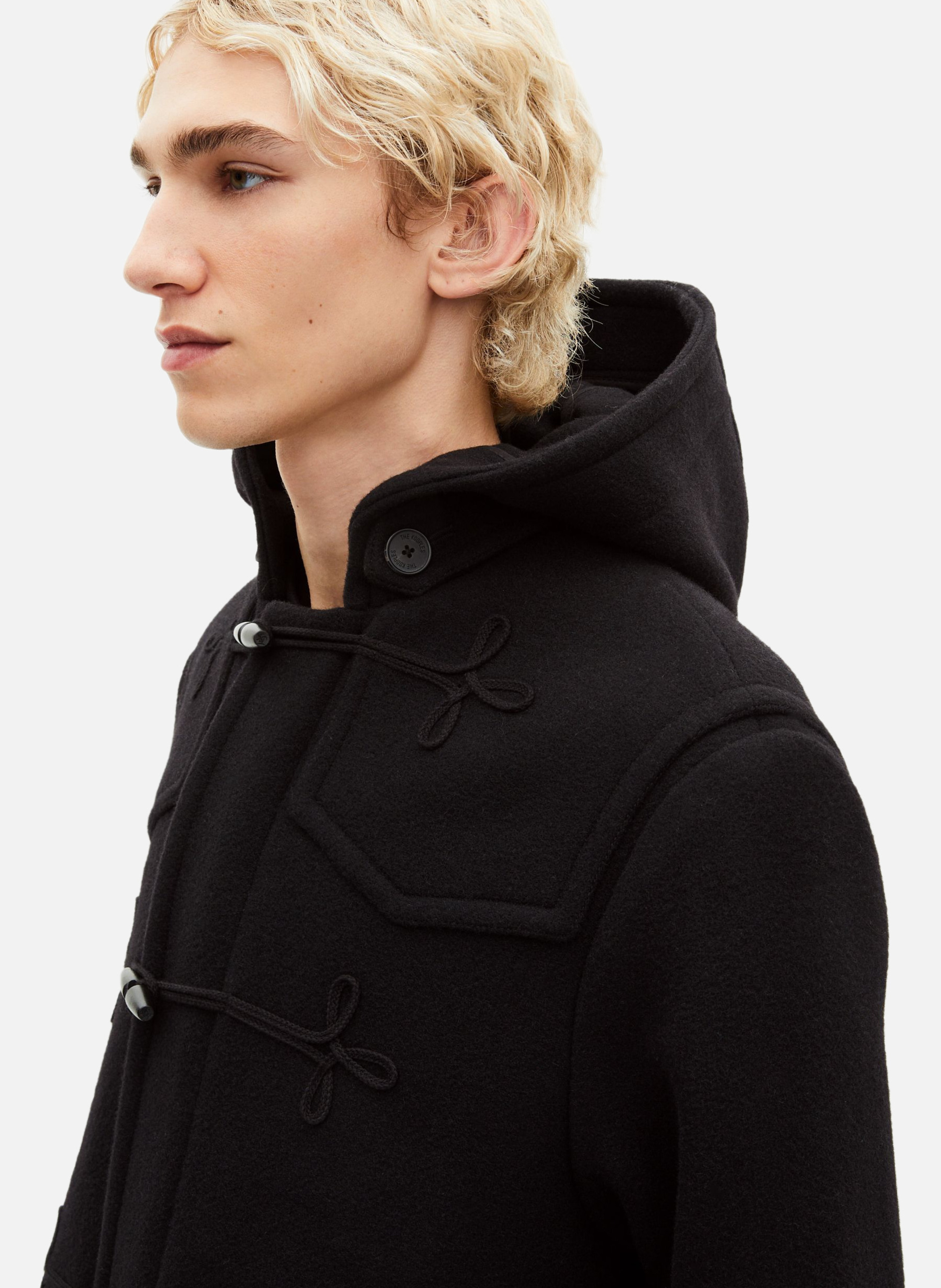 Manteau long brandebourg THE KOOPLES Noir