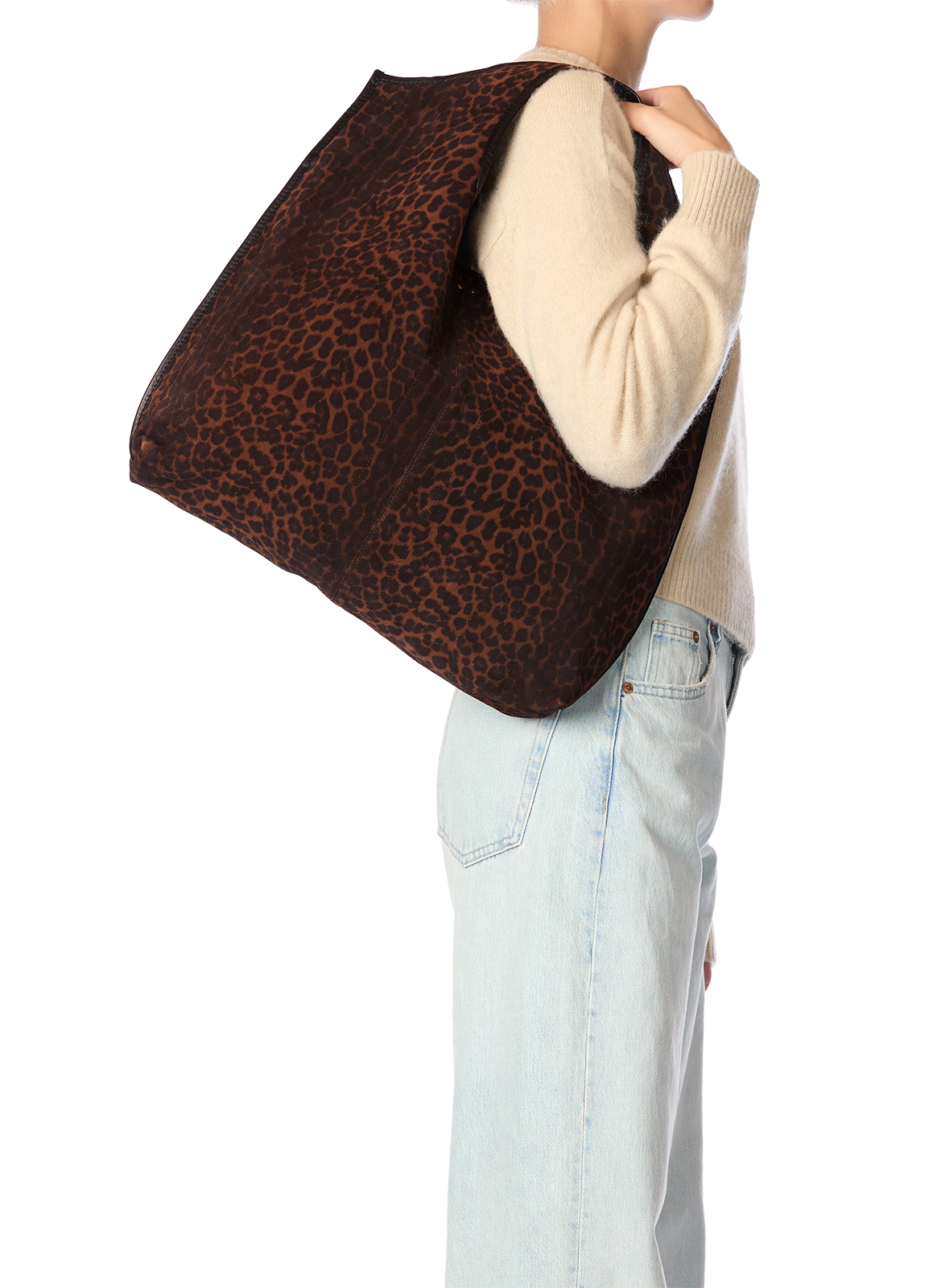 Sac cabas Paco en croûte de cuir  JÉRÔME DREYFUSS Multicolore