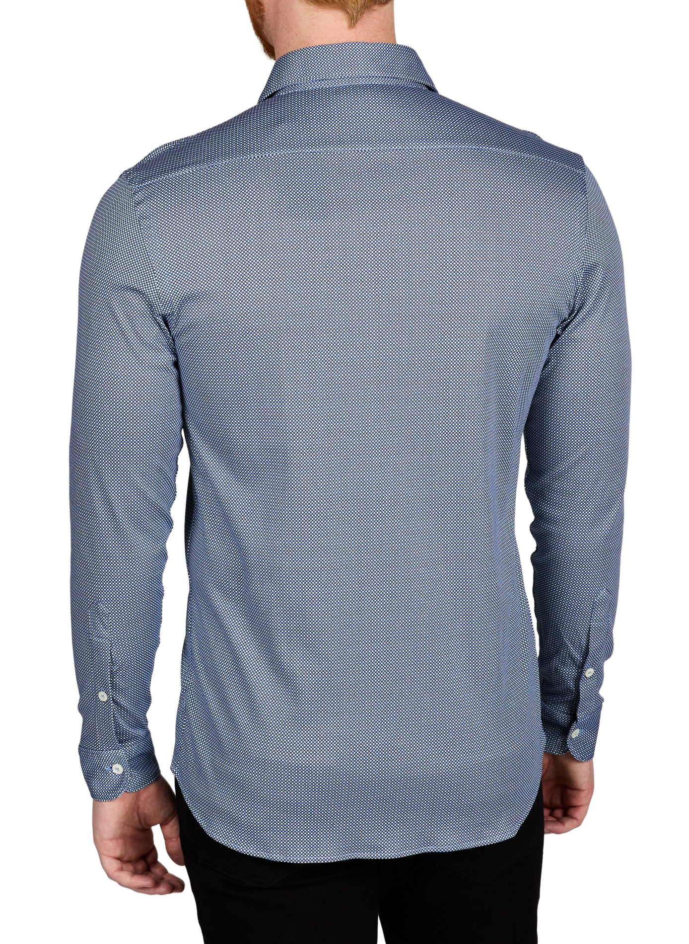 Cotton patterned shirt VAN LAACK Blue