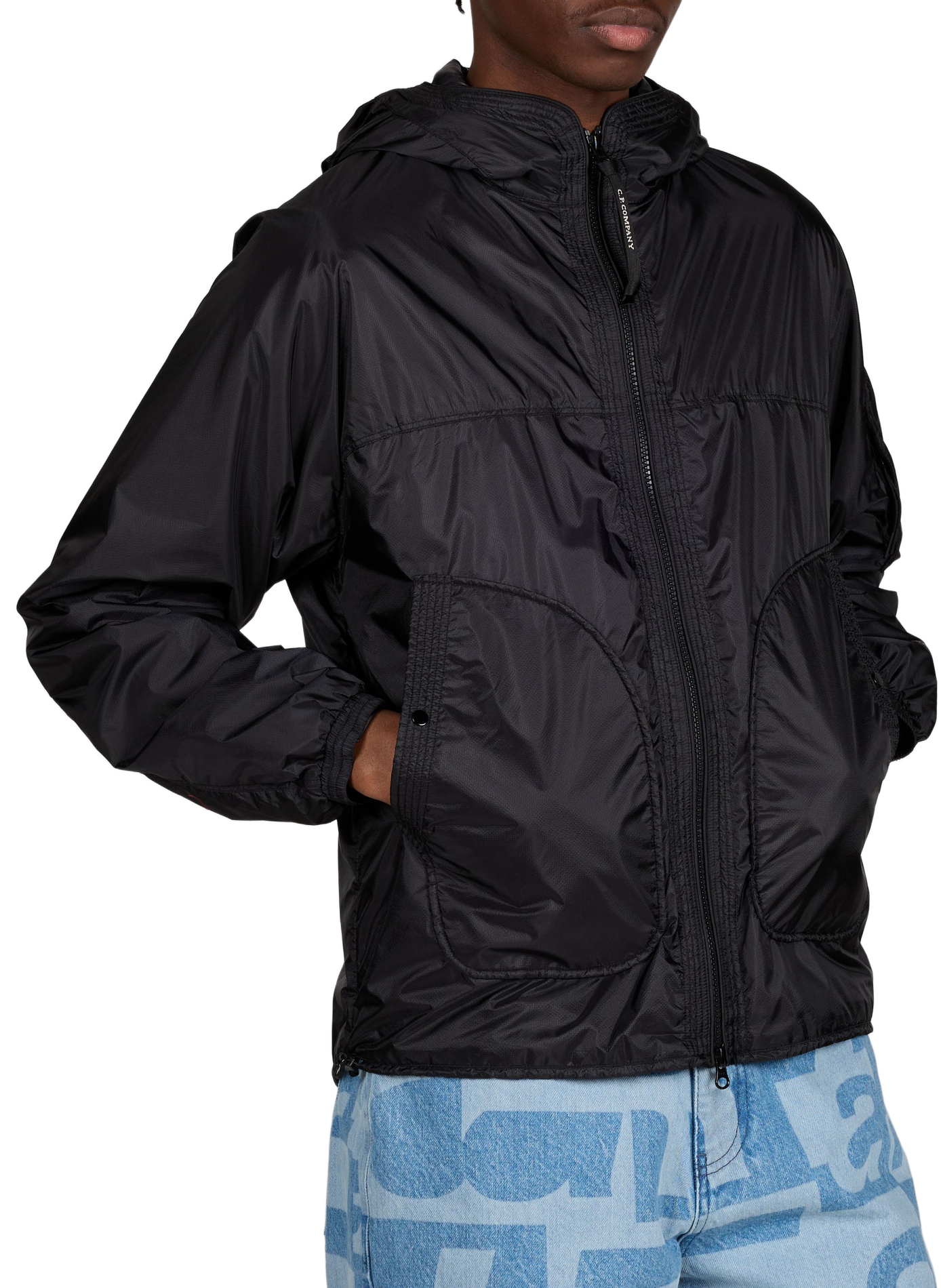 Veste zippée à capuche CP COMPANY Noir