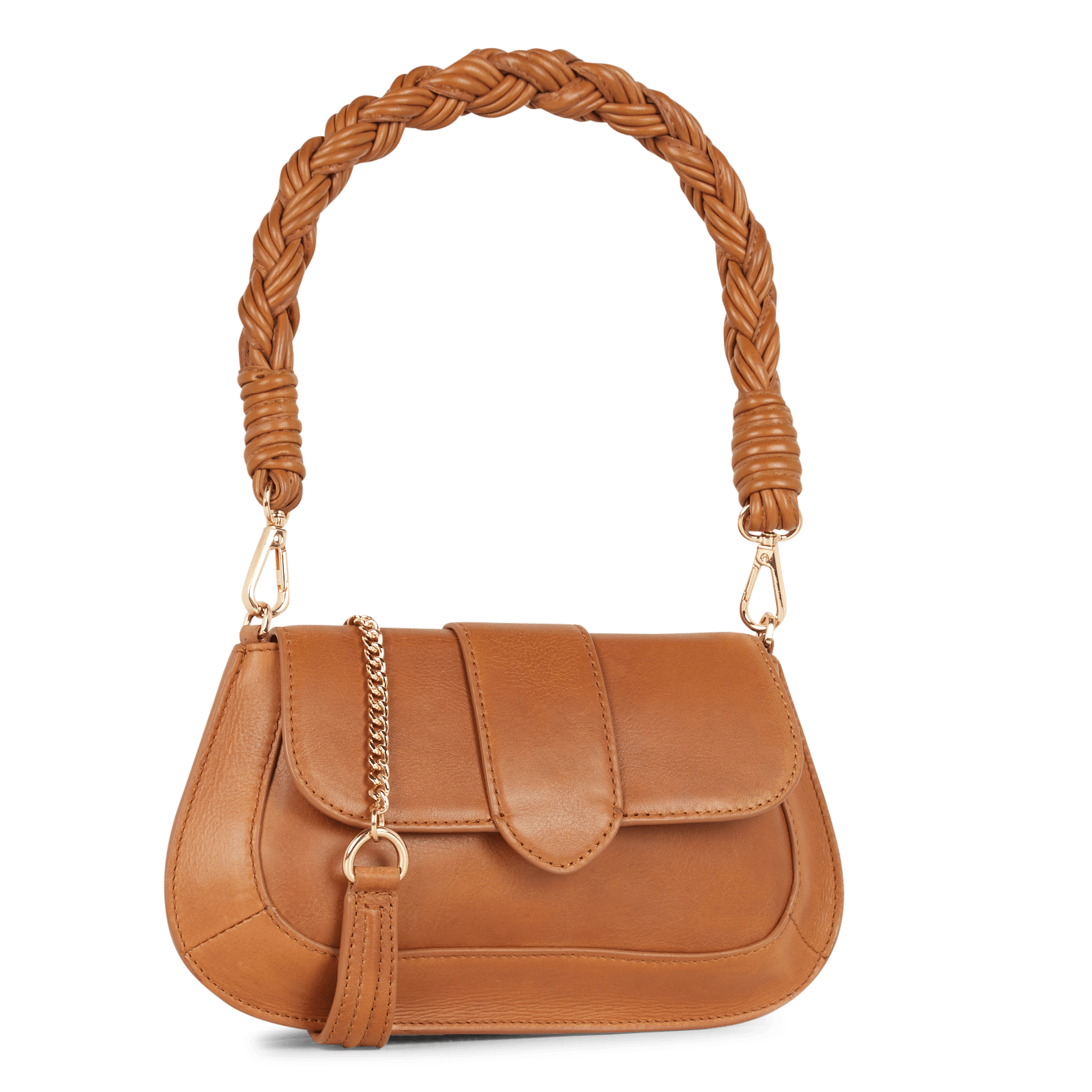 Sac bandoulière en cuir marcel mini MAISON 123 Beige