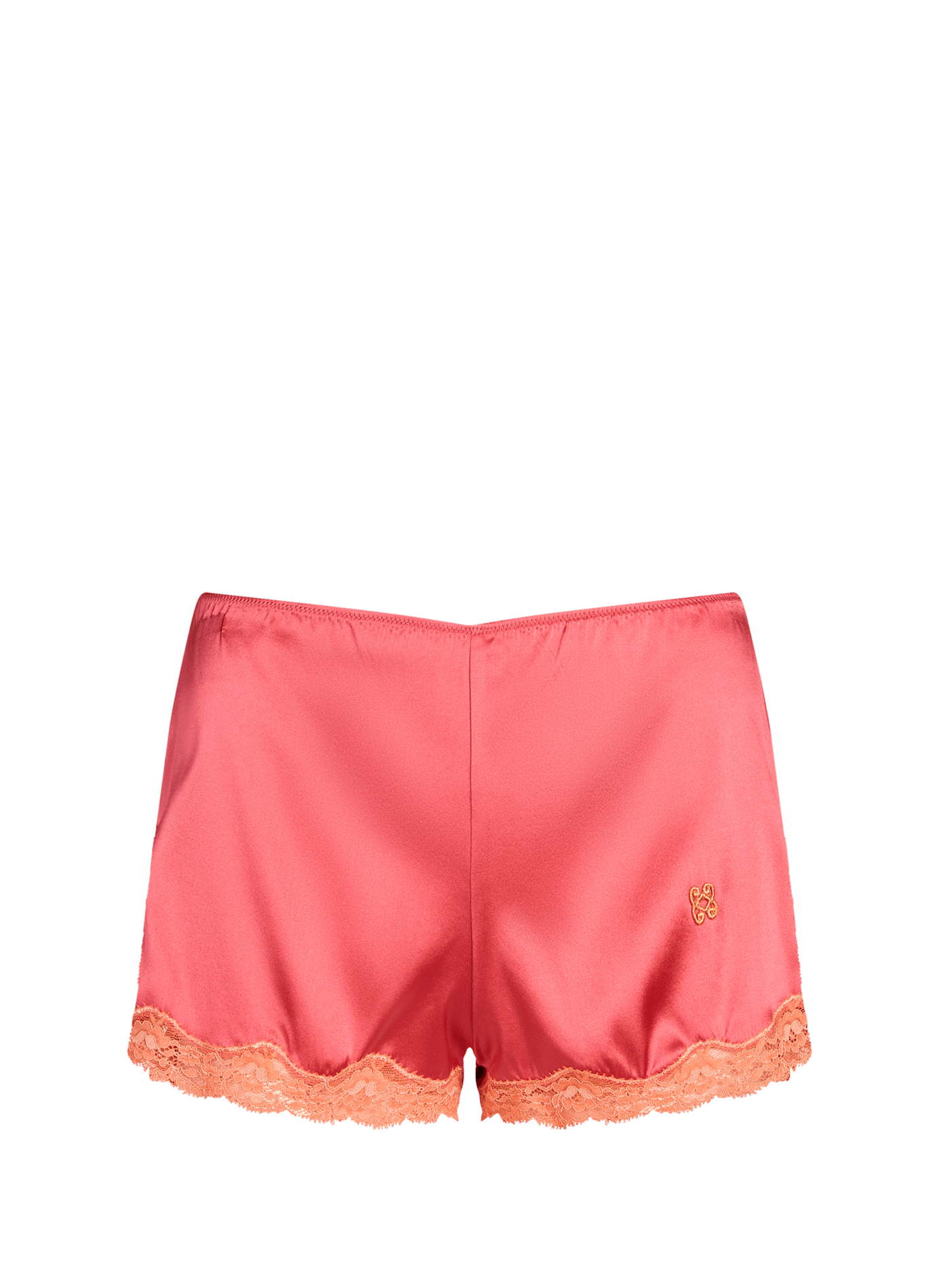 Silk lace boxer shorts VANNINA VESPERINI Orange